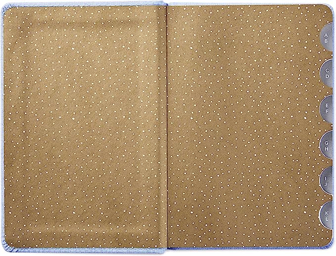 Hallmark Hardcover Address Book (Blue Chambray) - Image 3