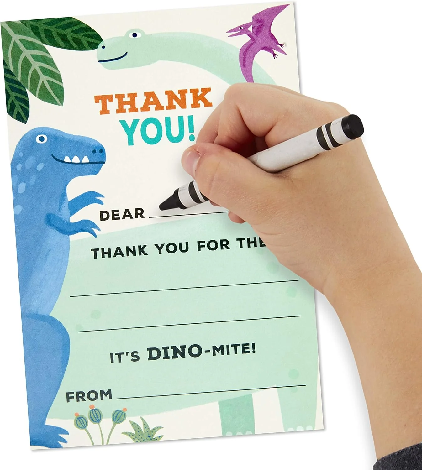 Hallmark Kids Fill in The Blank Thank You Cards, Dinosaurs (20 Cards with Envelopes) - Image 5