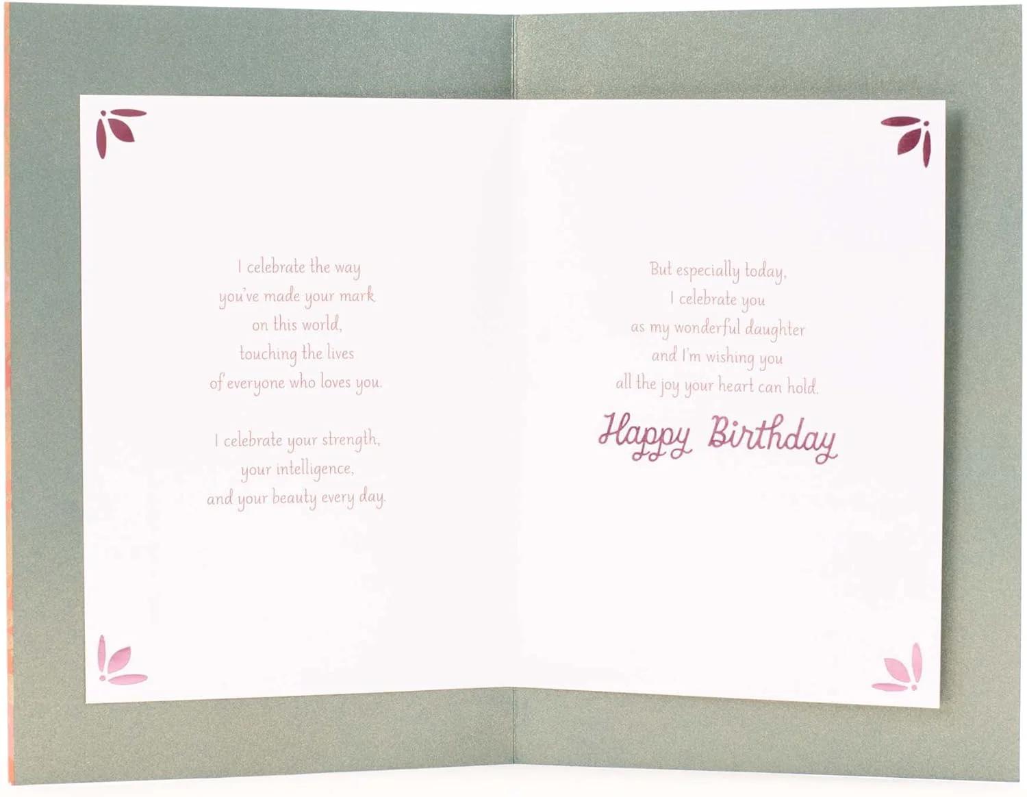 Hallmark Mahogany Birthday Card for Daughter (I Celebrate You) - Image 2