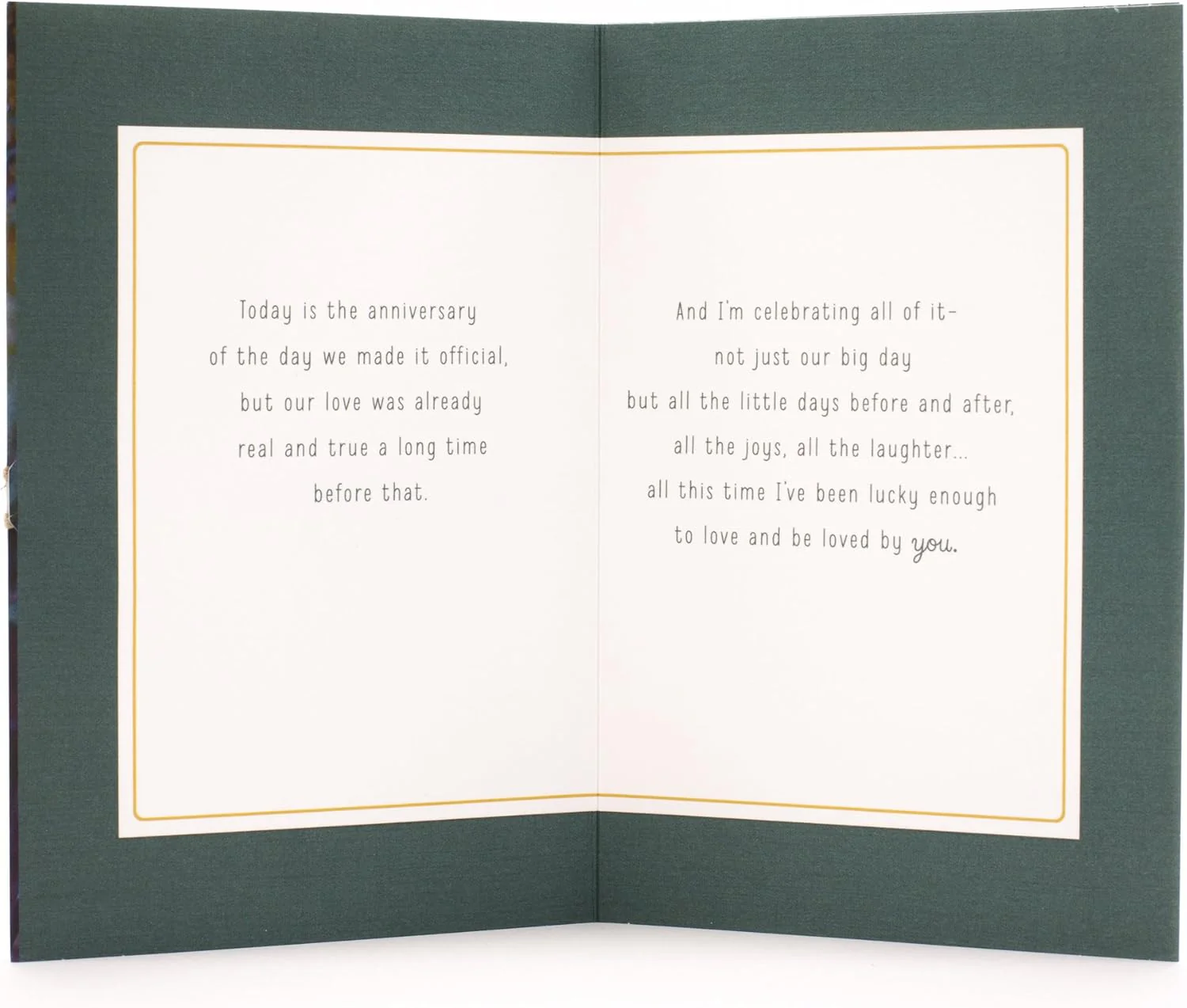Hallmark Our Anniversary Card Celebrating us Love, Celebrating us (499RZB1025) - Image 2