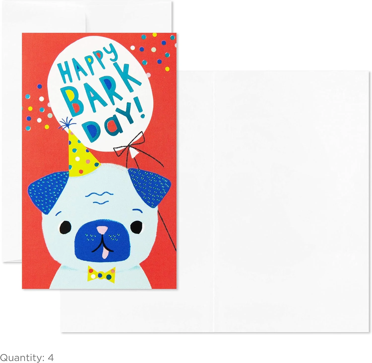 Hallmark Pack of 12 Assorted Mini Birthday Cards, 2.25" x 3.5" Cards with Envelopes (Llamas, Zebras, Dogs, Cats) - Image 2