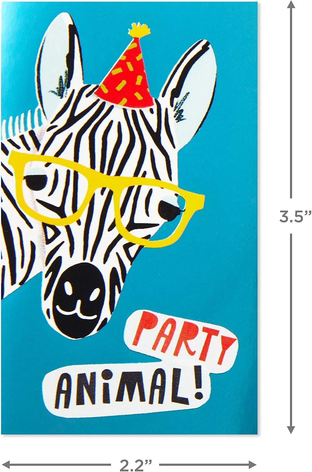 Hallmark Pack of 12 Assorted Mini Birthday Cards, 2.25" x 3.5" Cards with Envelopes (Llamas, Zebras, Dogs, Cats) - Image 3