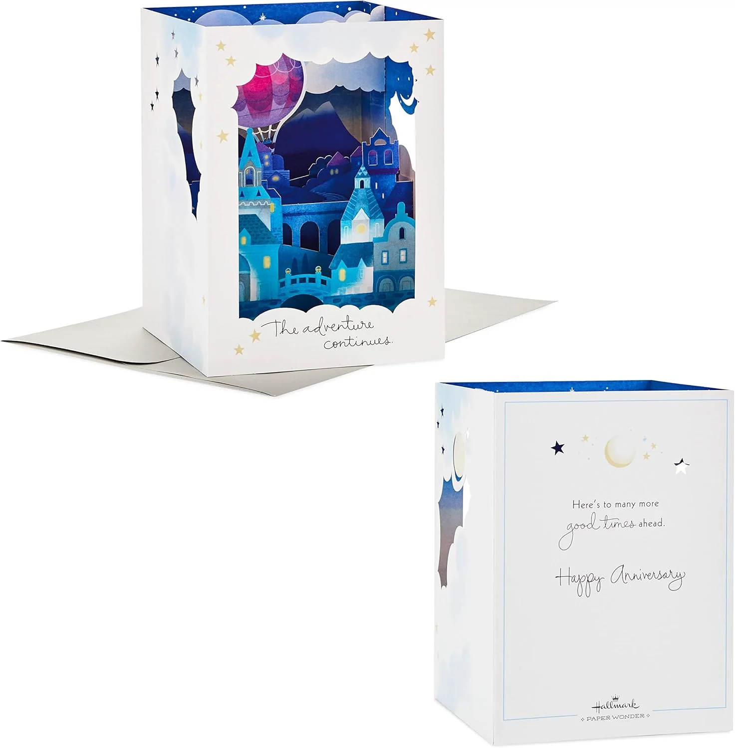 Hallmark Paper Wonder Displayable Pop Up Anniversary Card (Adventure Continues) - Image 10