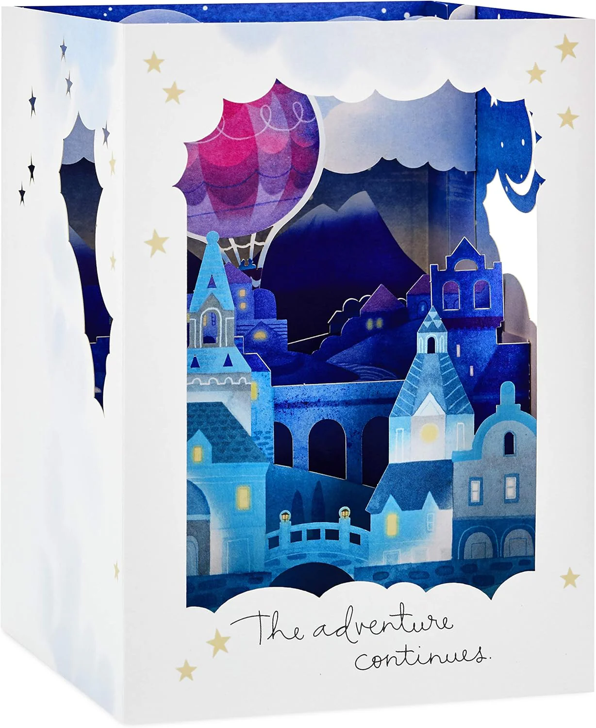 Hallmark Paper Wonder Displayable Pop Up Anniversary Card (Adventure Continues) - Image 2