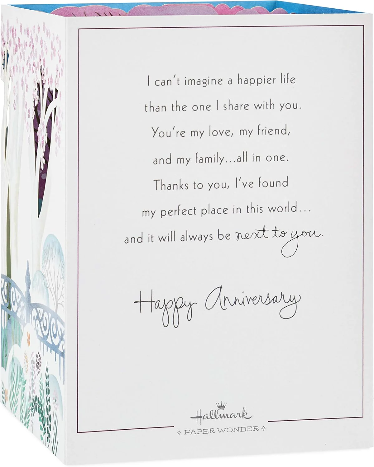 Hallmark Paper Wonder Displayable Pop Up Anniversary Card (Paris) - Image 11
