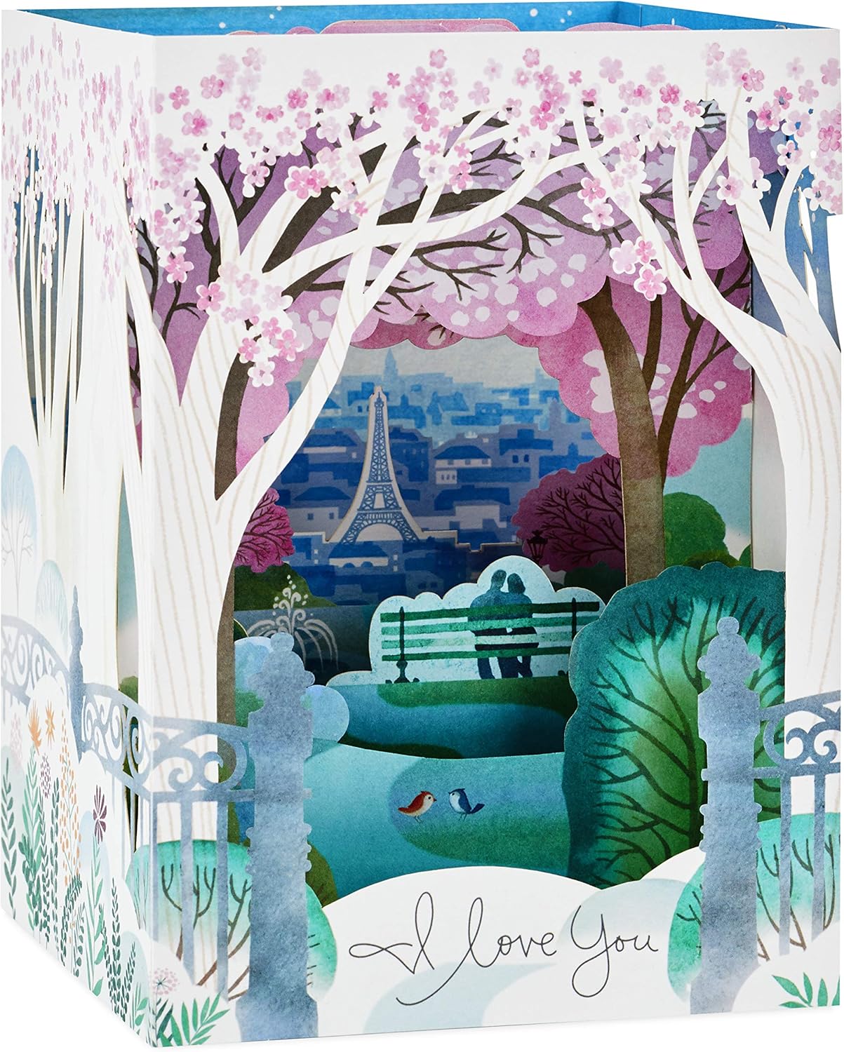 Hallmark Paper Wonder Displayable Pop Up Anniversary Card (Paris) - Image 2
