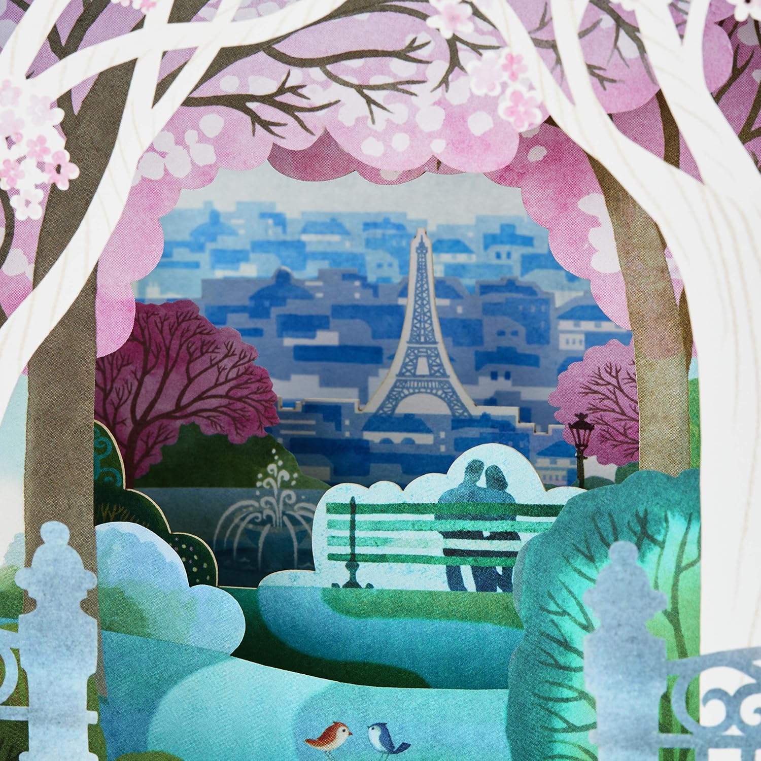 Hallmark Paper Wonder Displayable Pop Up Anniversary Card (Paris) - Image 9