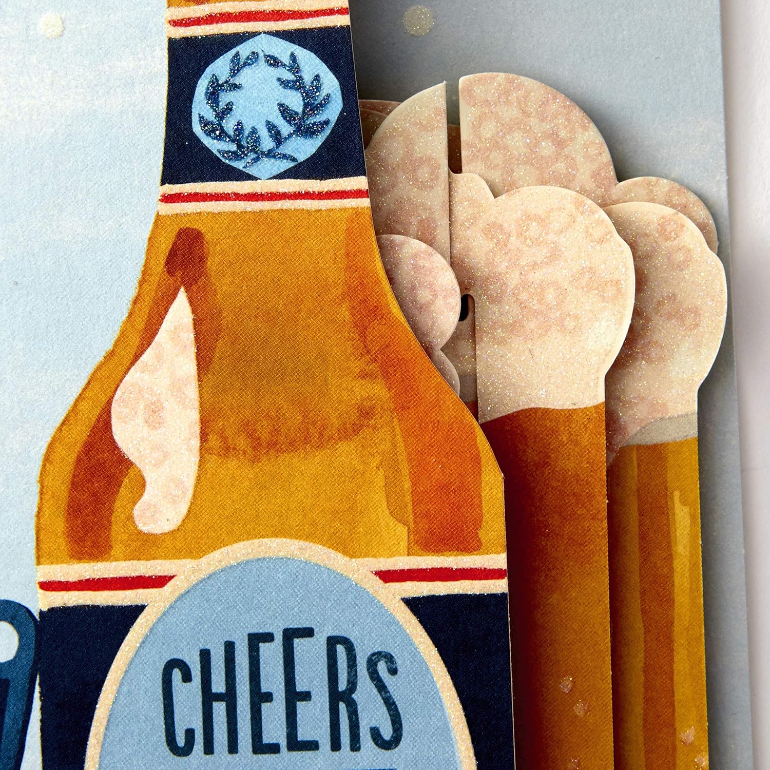 Hallmark Paper Wonder Displayable Pop Up Birthday Card (Beer) - Image 4