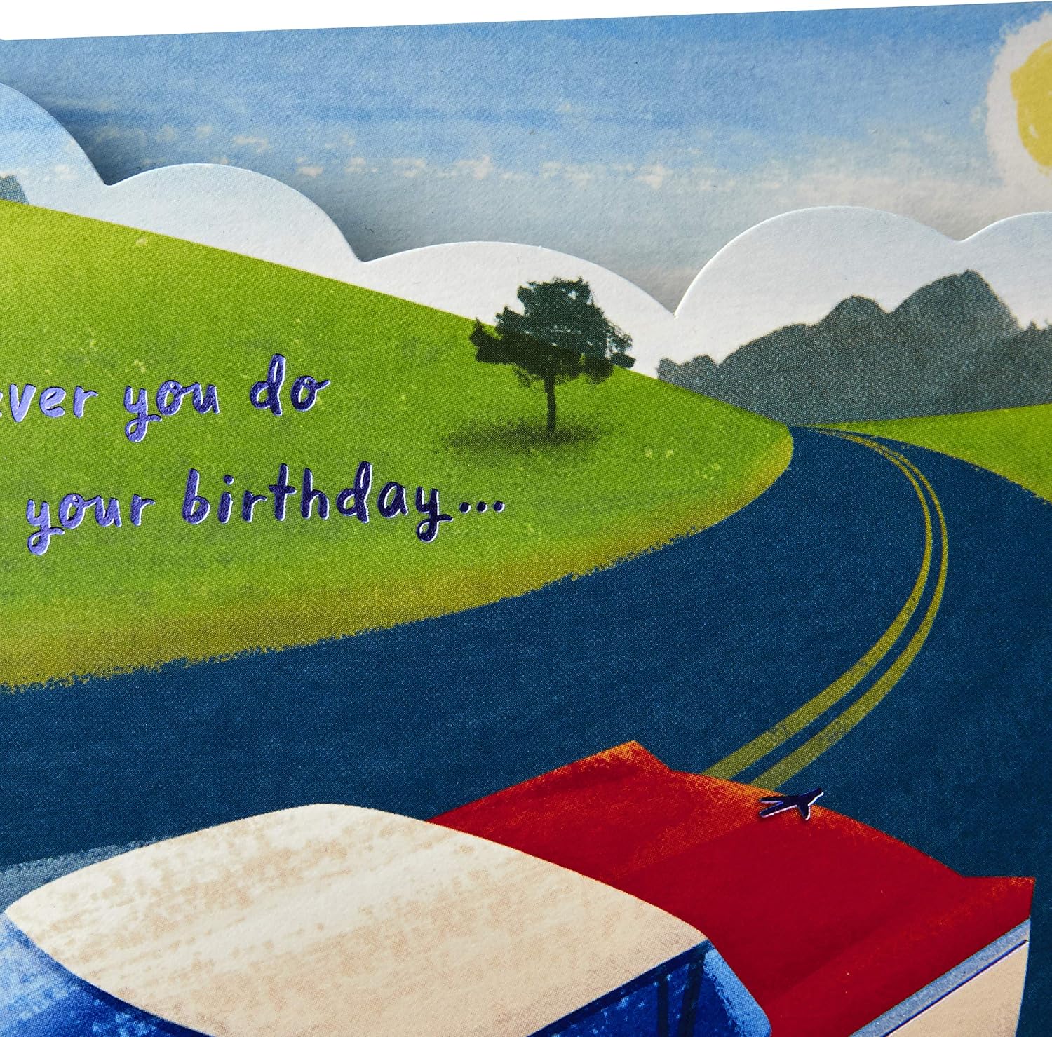 Hallmark Paper Wonder Displayable Pop Up Birthday Card (Classic Car) - Image 6