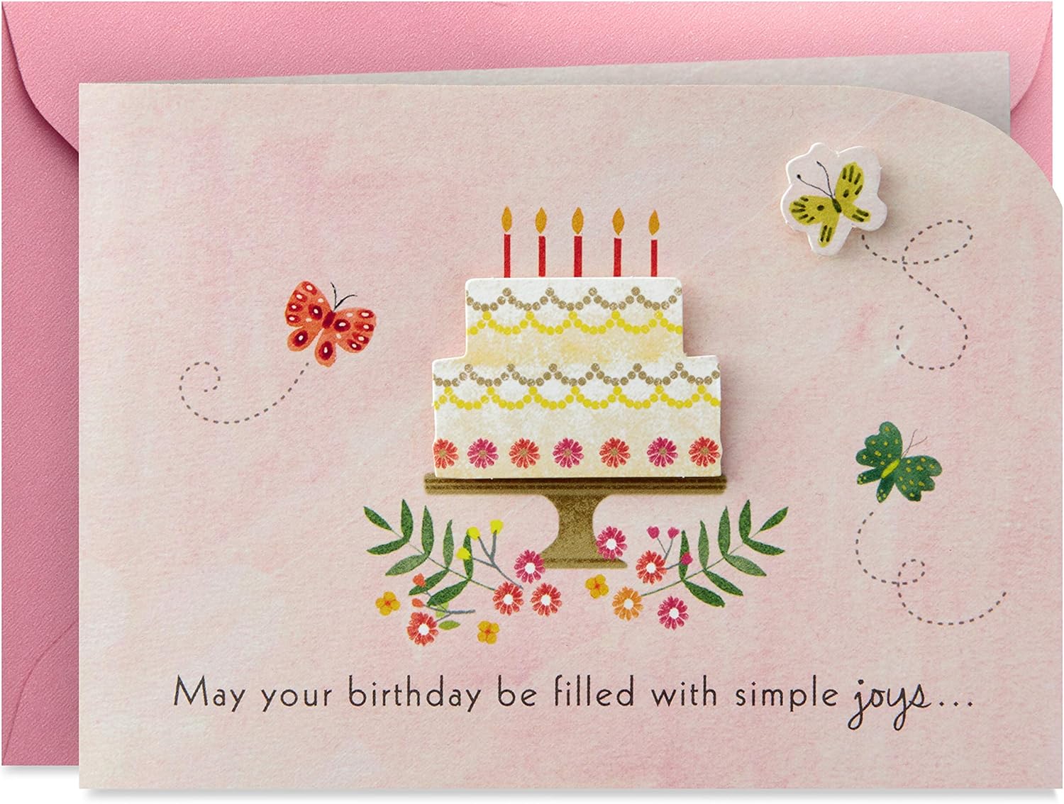 Hallmark Paper Wonder Paper Craft Birthday Card (Happy Surprises)