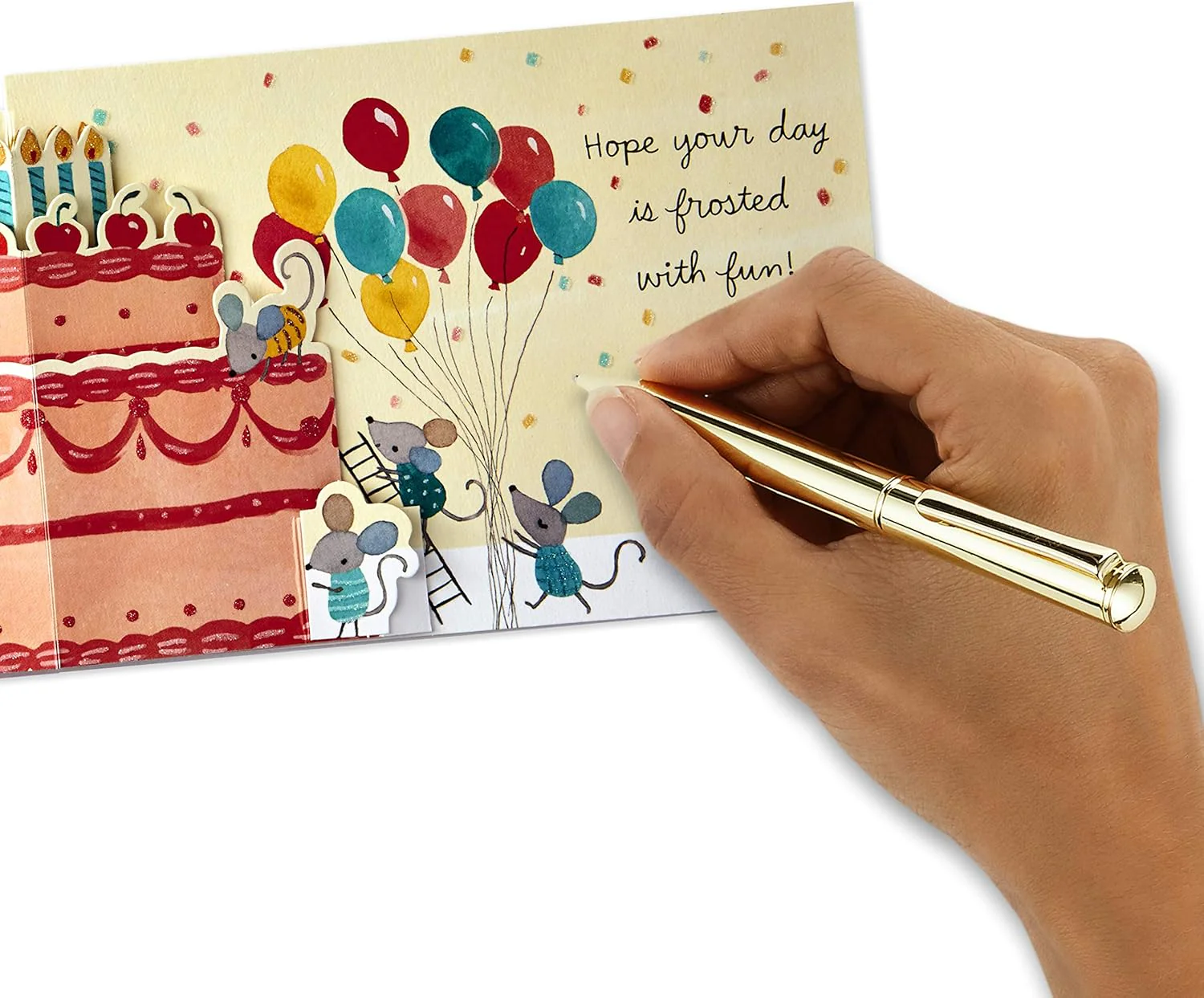 Hallmark Paper Wonder Pop Up Birthday Card (Birthday Mice) - Image 7