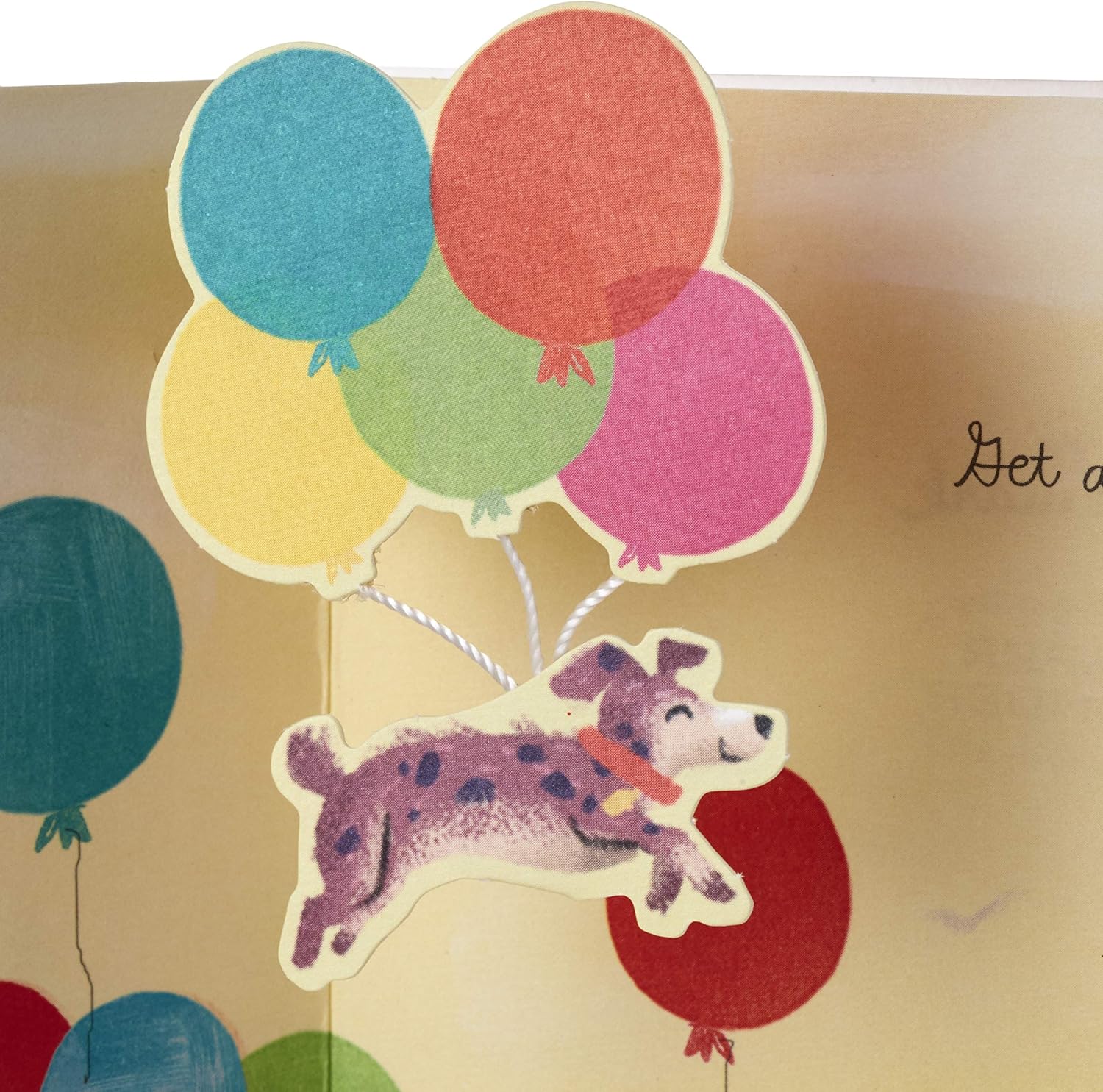 Hallmark Paper Wonder Pop Up Birthday Card (Get Carried Away) - Image 3