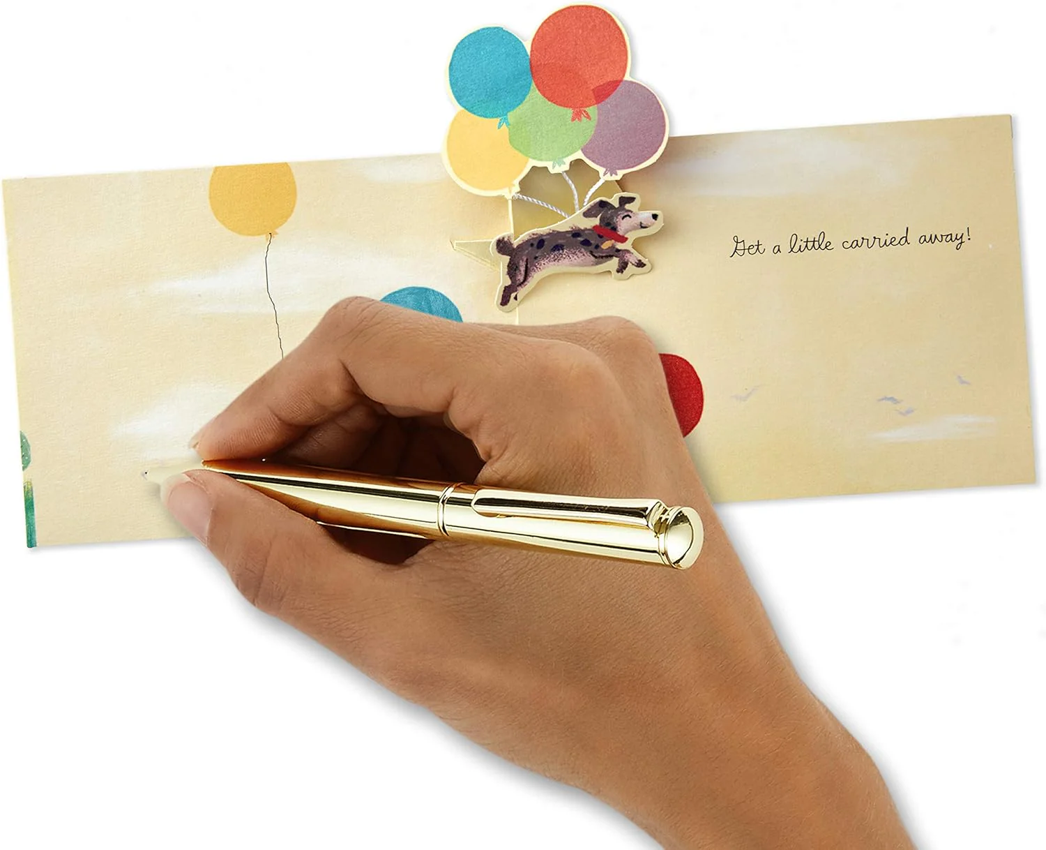 Hallmark Paper Wonder Pop Up Birthday Card (Get Carried Away) - Image 7