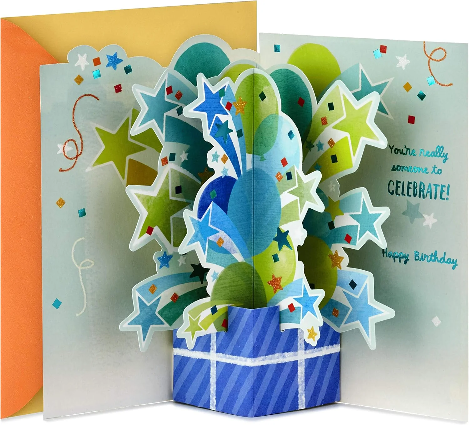 Hallmark Paper Wonder Pop Up Birthday Card (Someone to Celebrate) - Image 3
