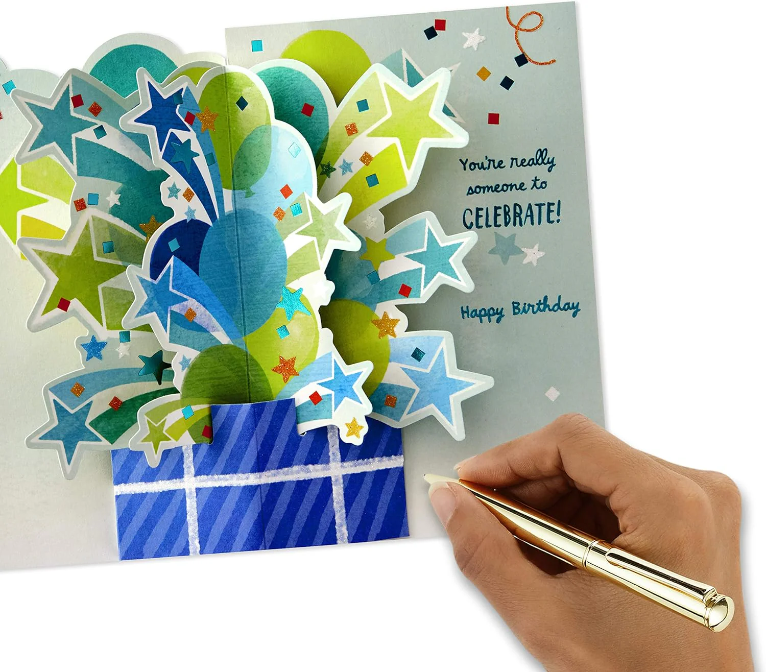 Hallmark Paper Wonder Pop Up Birthday Card (Someone to Celebrate) - Image 5