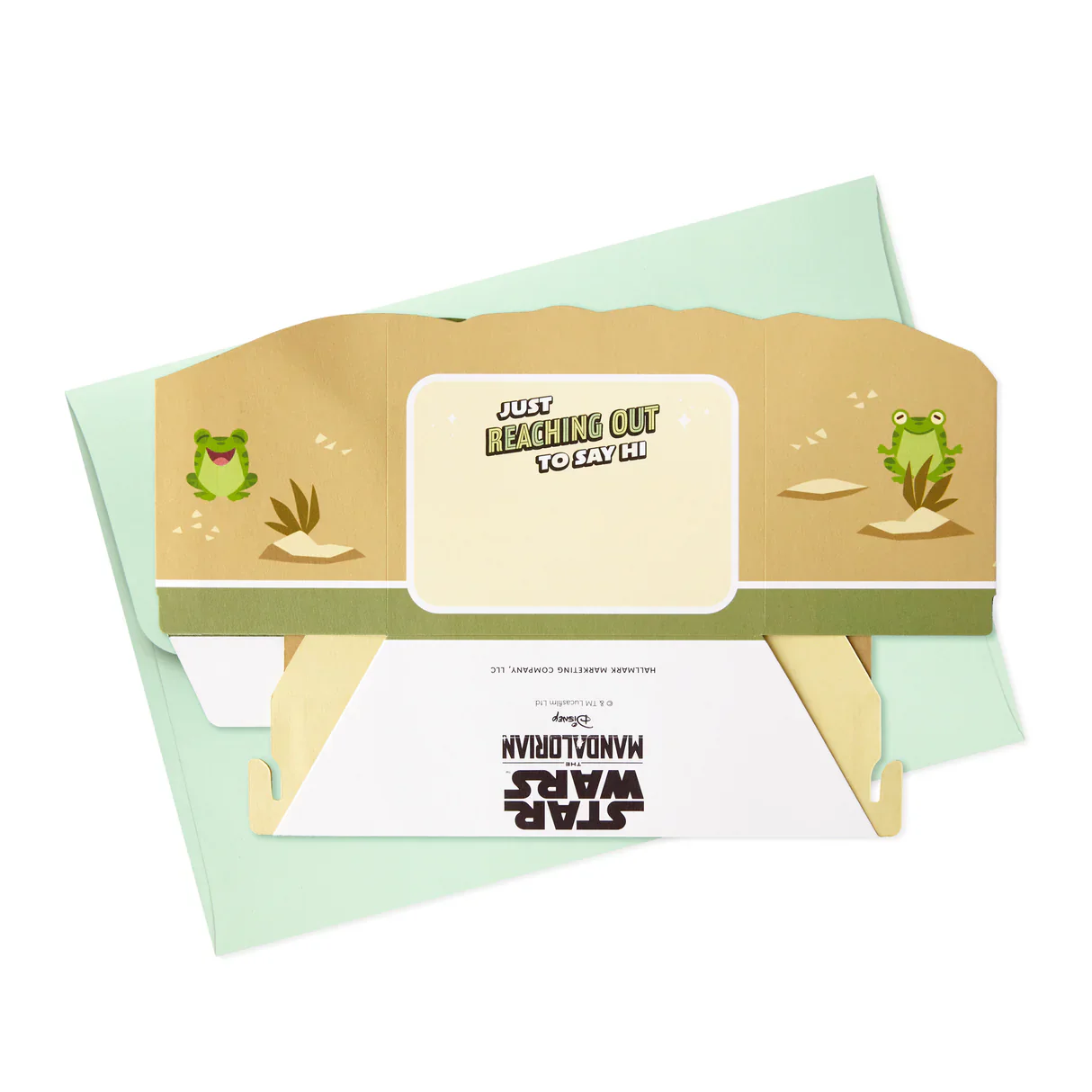 Hallmark Paper Wonder Star Wars™ Baby Yoda Pop Up Father's Day Card, Birthday Card, or Any Occasion (Reaching Out) - Image 5