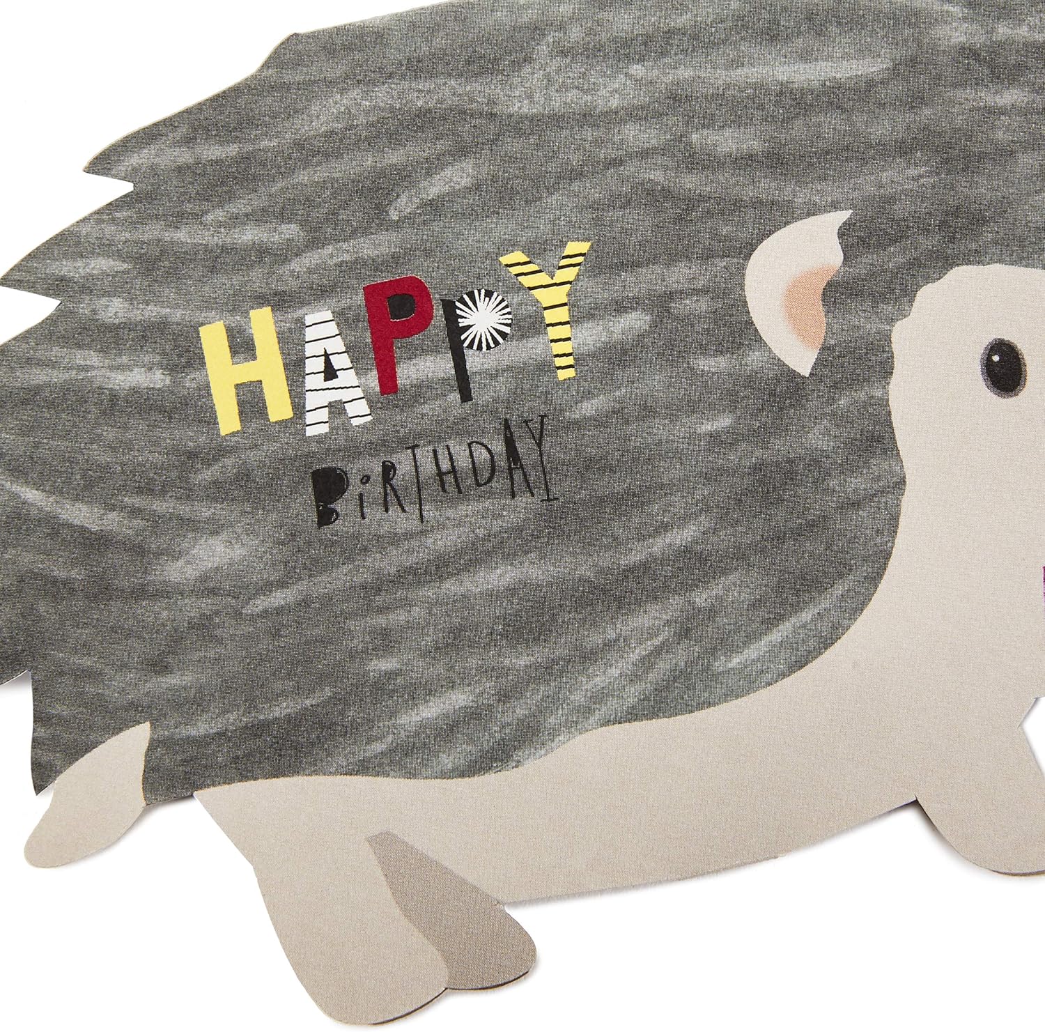 Hallmark Pop Up Birthday Card (3D Honeycomb Hedgehog) - Image 4