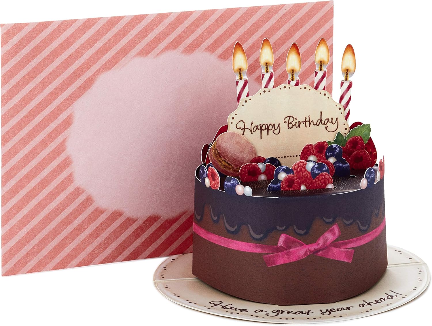 Hallmark Pop Up Birthday Card (Chocolate Cake) - Image 3