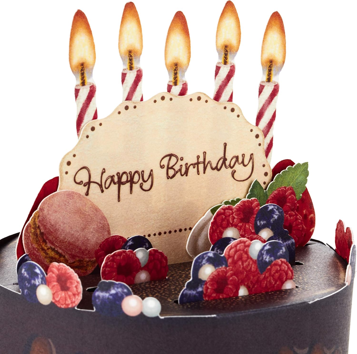 Hallmark Pop Up Birthday Card (Chocolate Cake) - Image 4