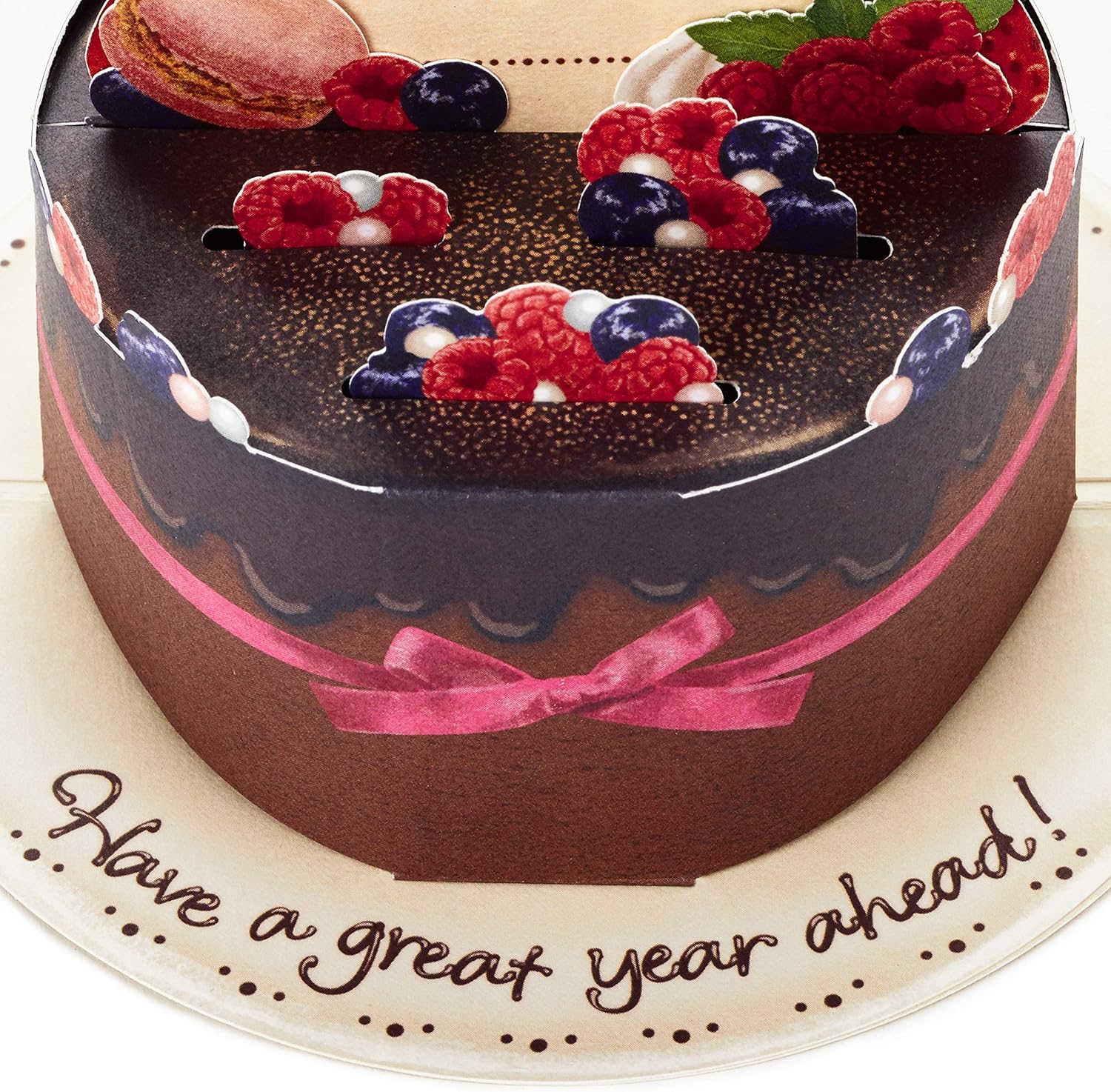 Hallmark Pop Up Birthday Card (Chocolate Cake) - Image 5