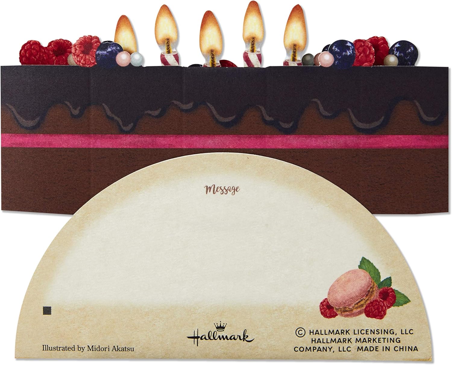 Hallmark Pop Up Birthday Card (Chocolate Cake) - Image 6