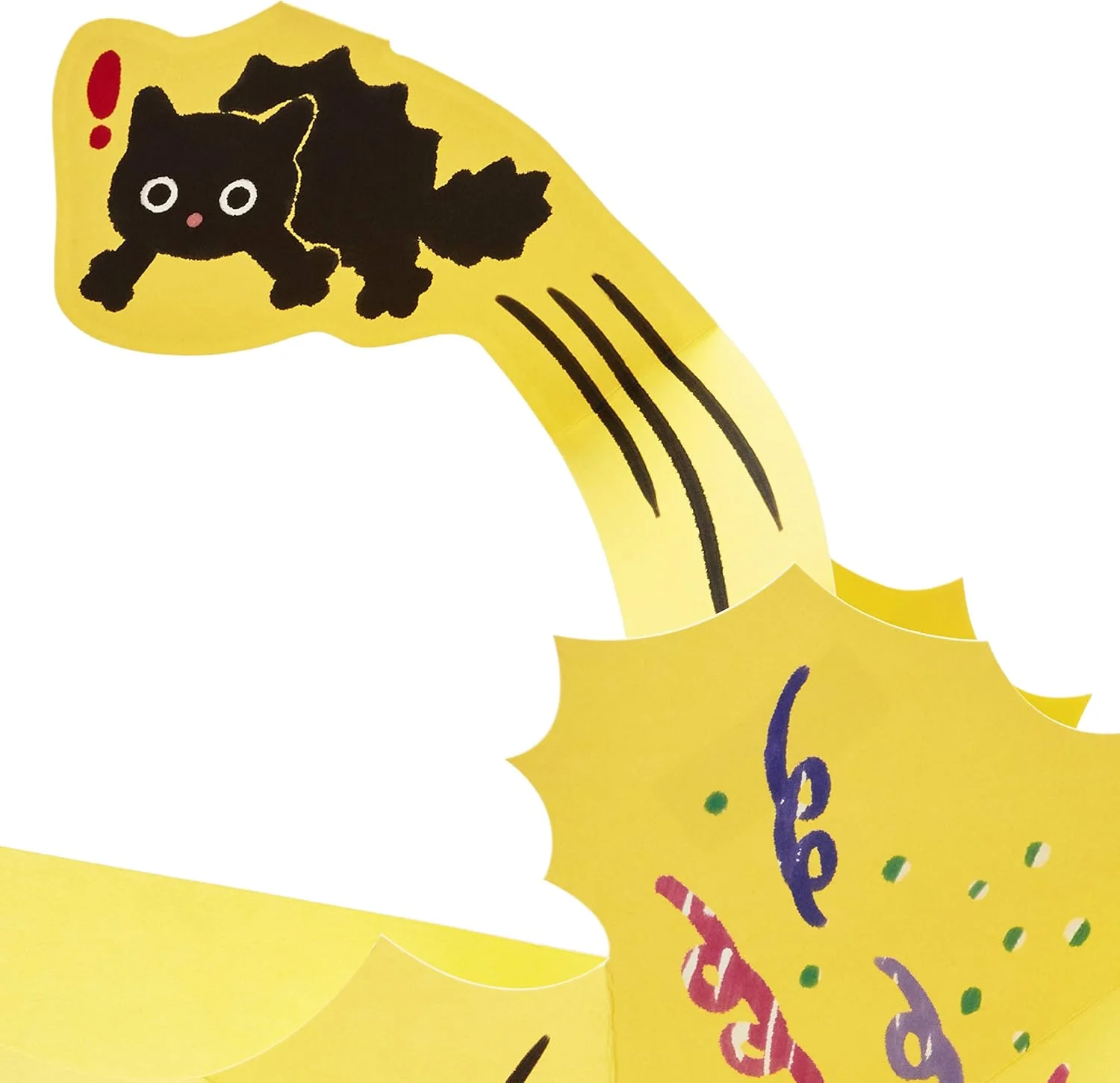 Hallmark Pop Up Birthday Card (Surprised Cat) - Image 6