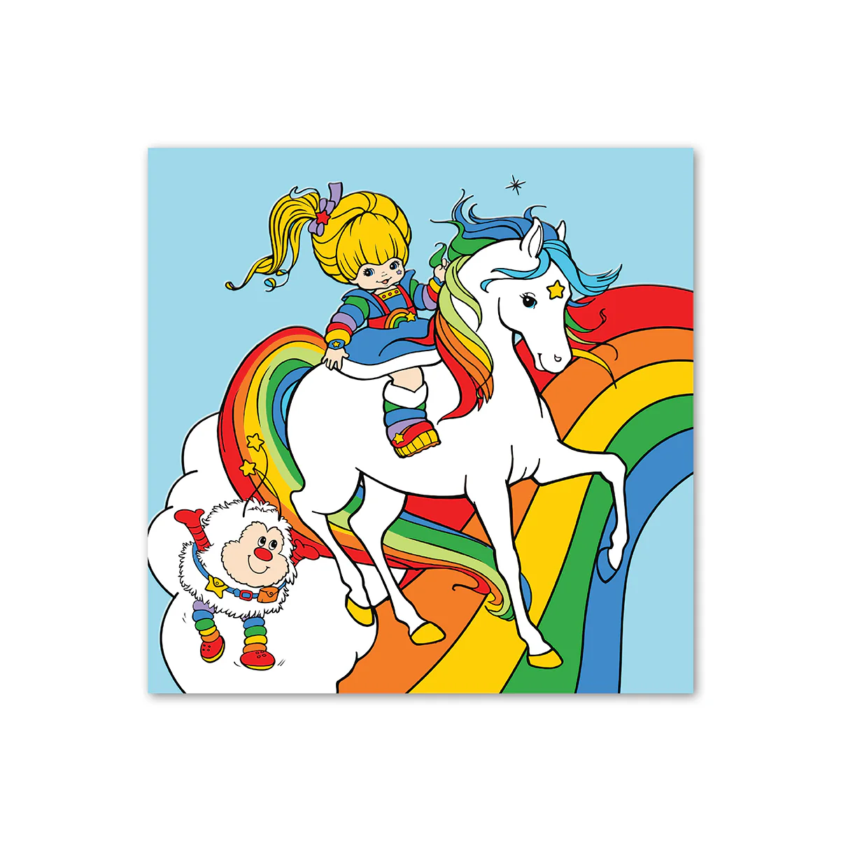 Rainbow Brite Greeting Card