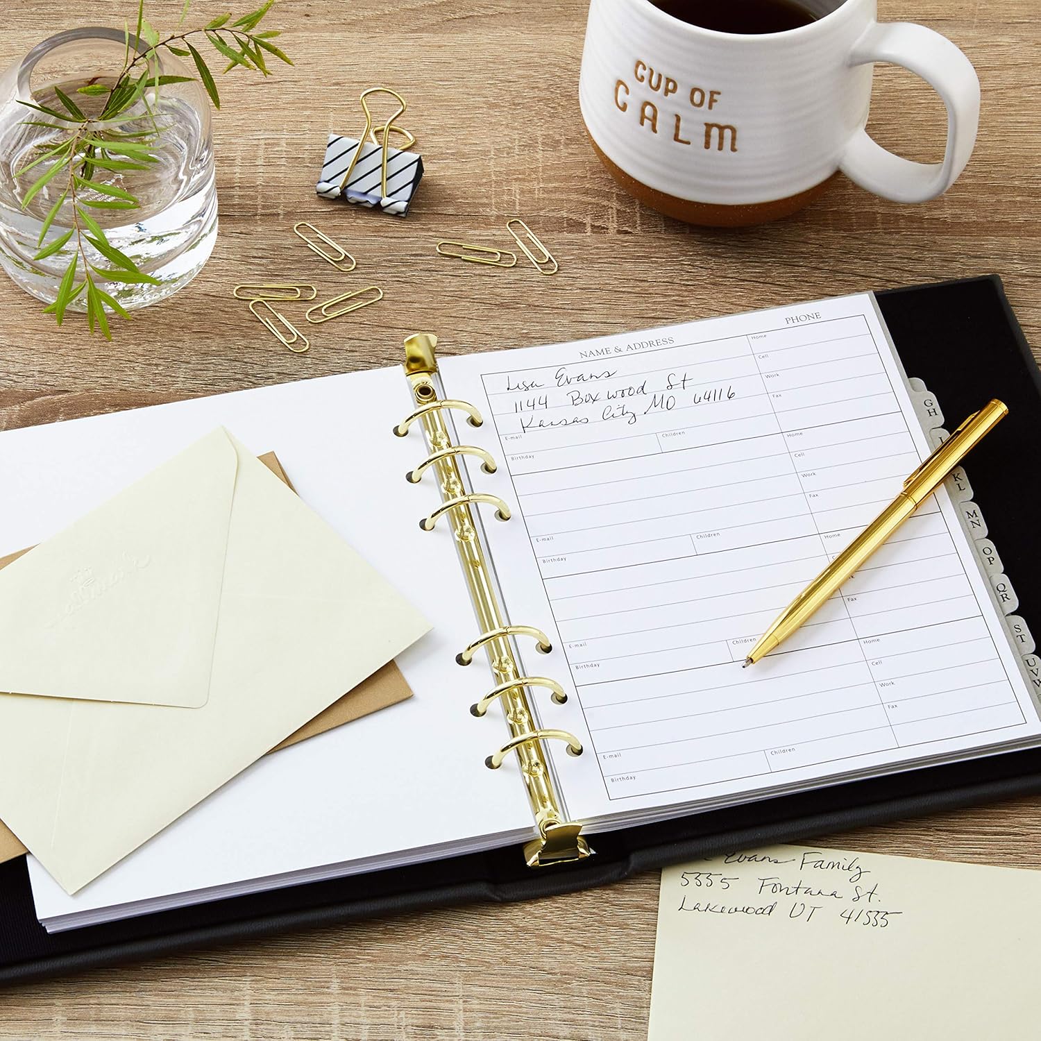 Hallmark Refillable Address Book (Charcoal) - Image 7