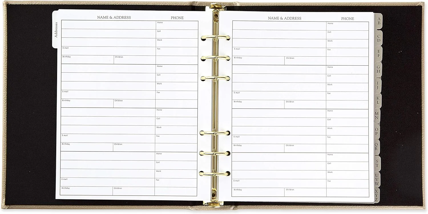 Hallmark Refillable Address Book (Cream) - Image 4