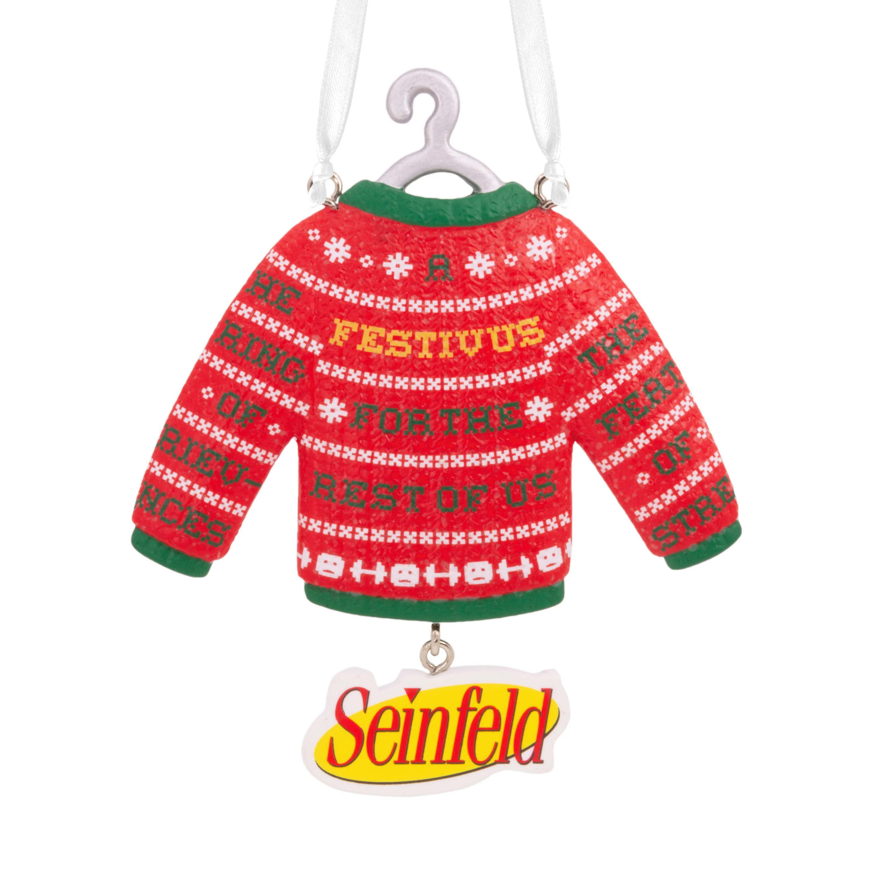 Seinfeld Festivus for the Rest of Us Sweater - Hallmark Christmas Ornament - Image 6