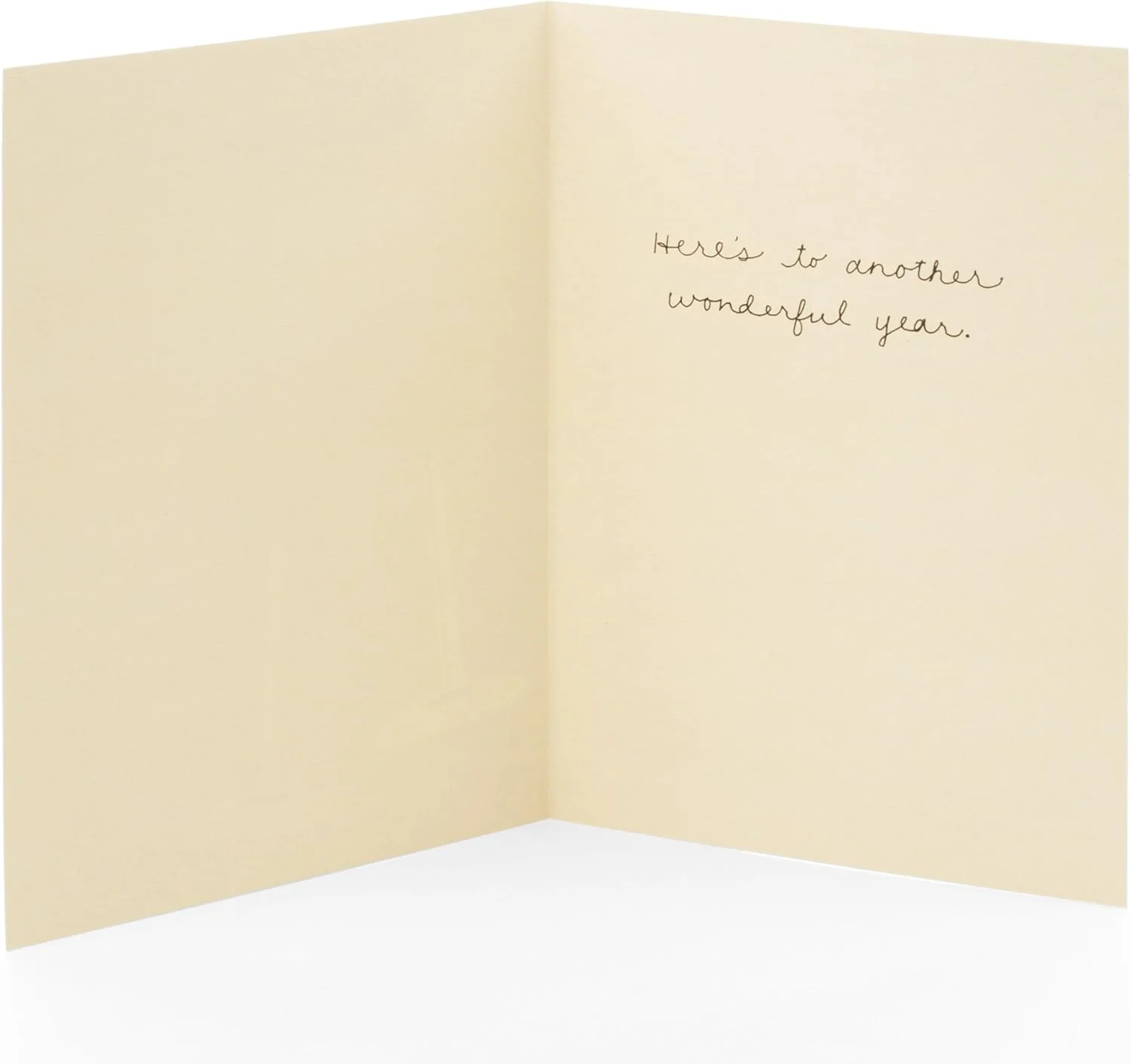 Hallmark Signature Anniversary Greeting Card (Toasting Glasses) - Image 4