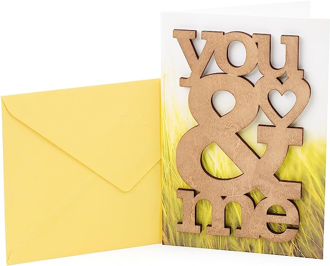 Hallmark Signature Anniversary Greeting Card (Wooden You & Me)