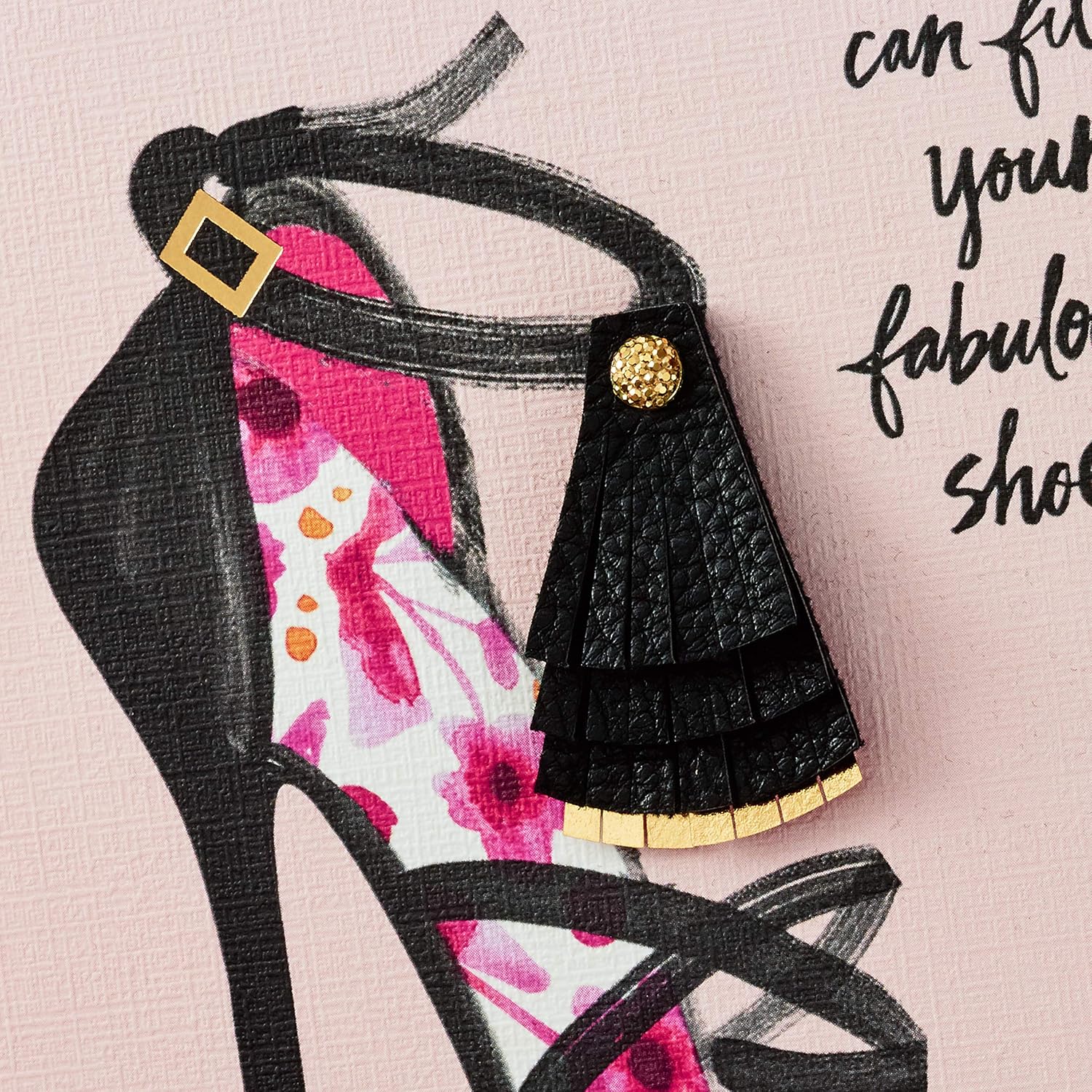 Hallmark Signature Birthday Card for Friend (Fabulous Shoes) - Image 3