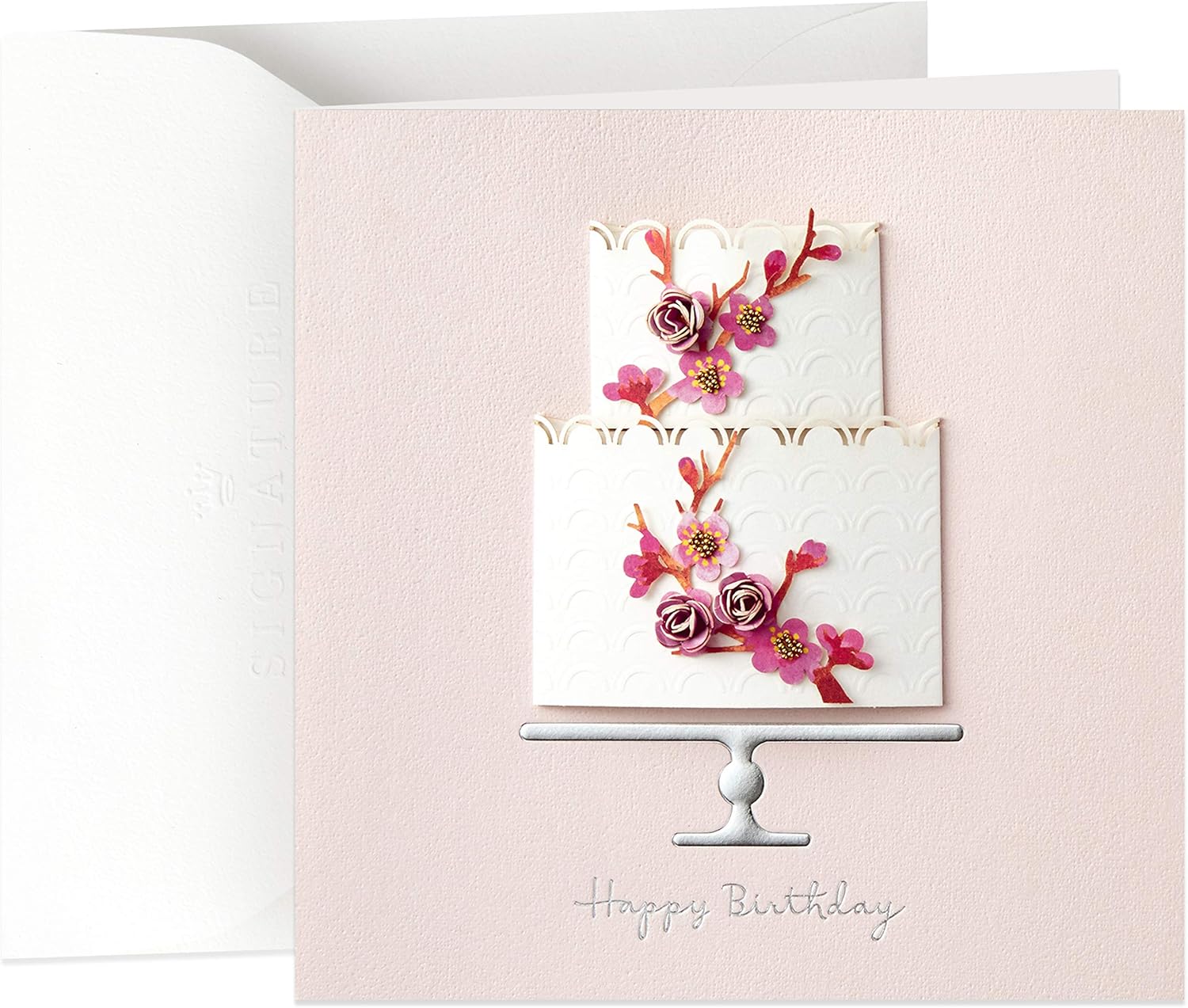 Hallmark Signature Birthday Card for Her (Cake)