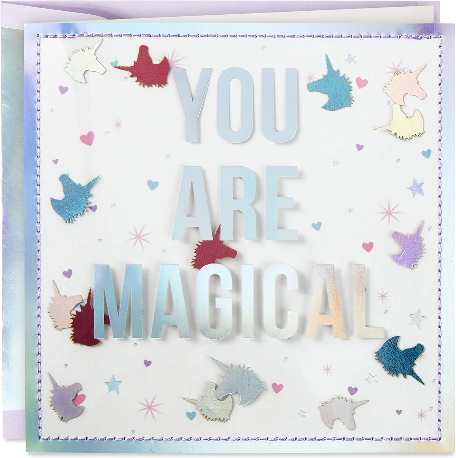 Hallmark Signature Birthday Card for Women (Magical Unicorns)