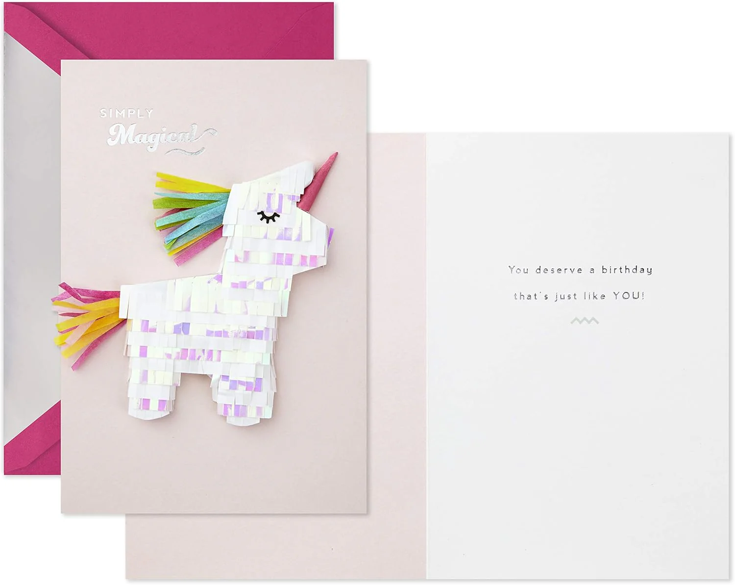 Hallmark Signature Birthday Card (Magical Unicorn) - Image 2
