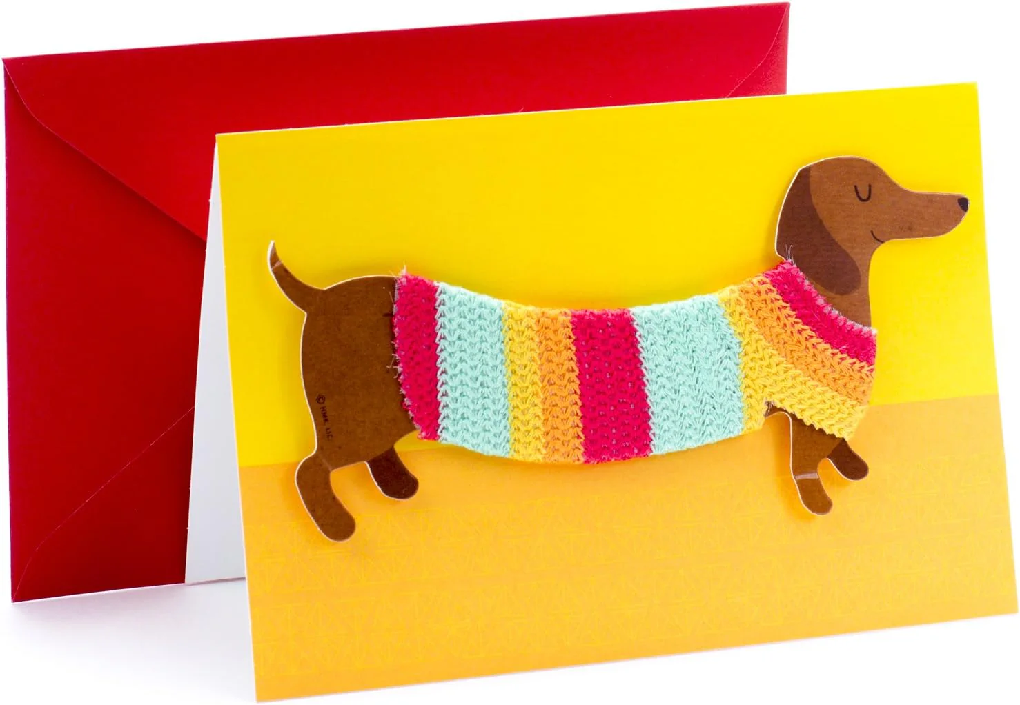Hallmark Signature Birthday Greeting Card (Dog in Sweater) - Image 2