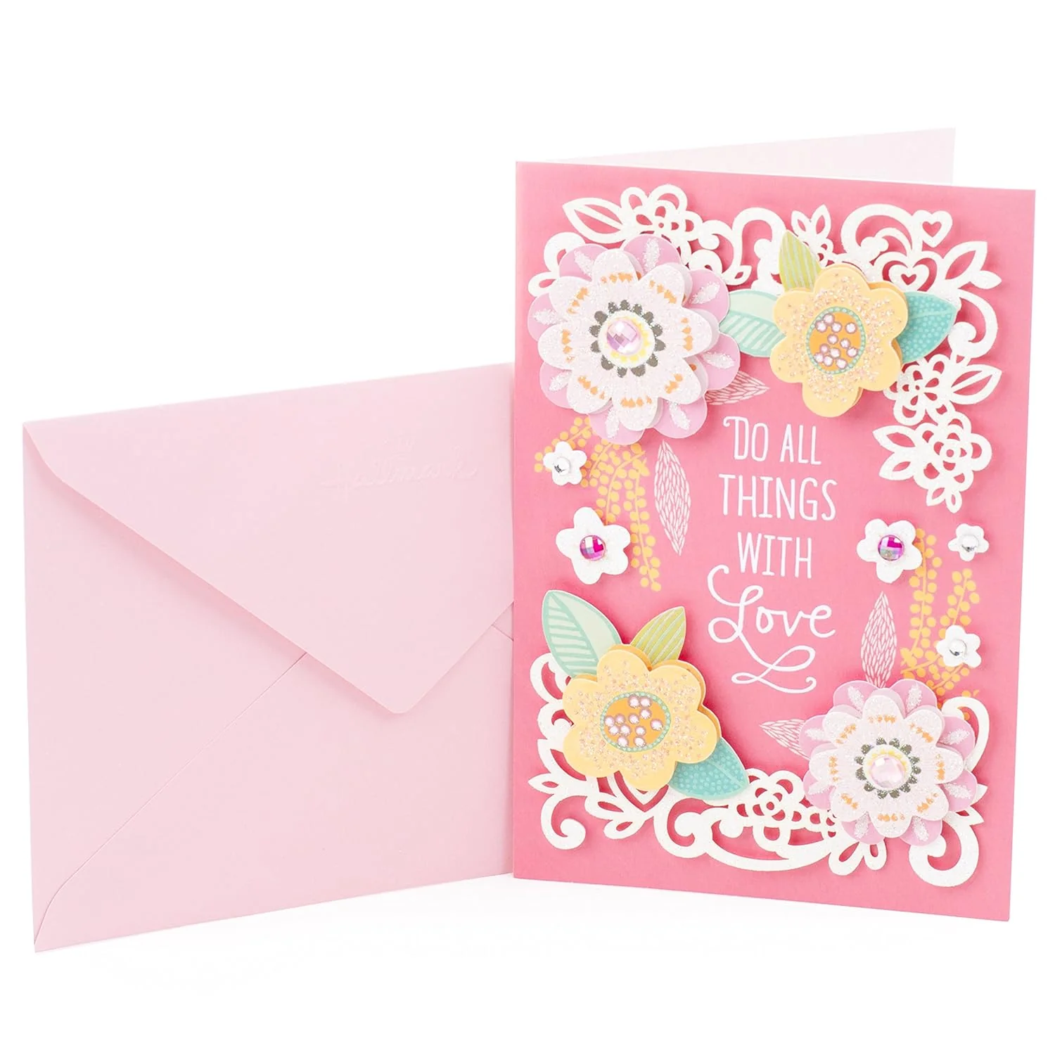 Hallmark Signature Birthday Greeting Card (Scattered Flowers)
