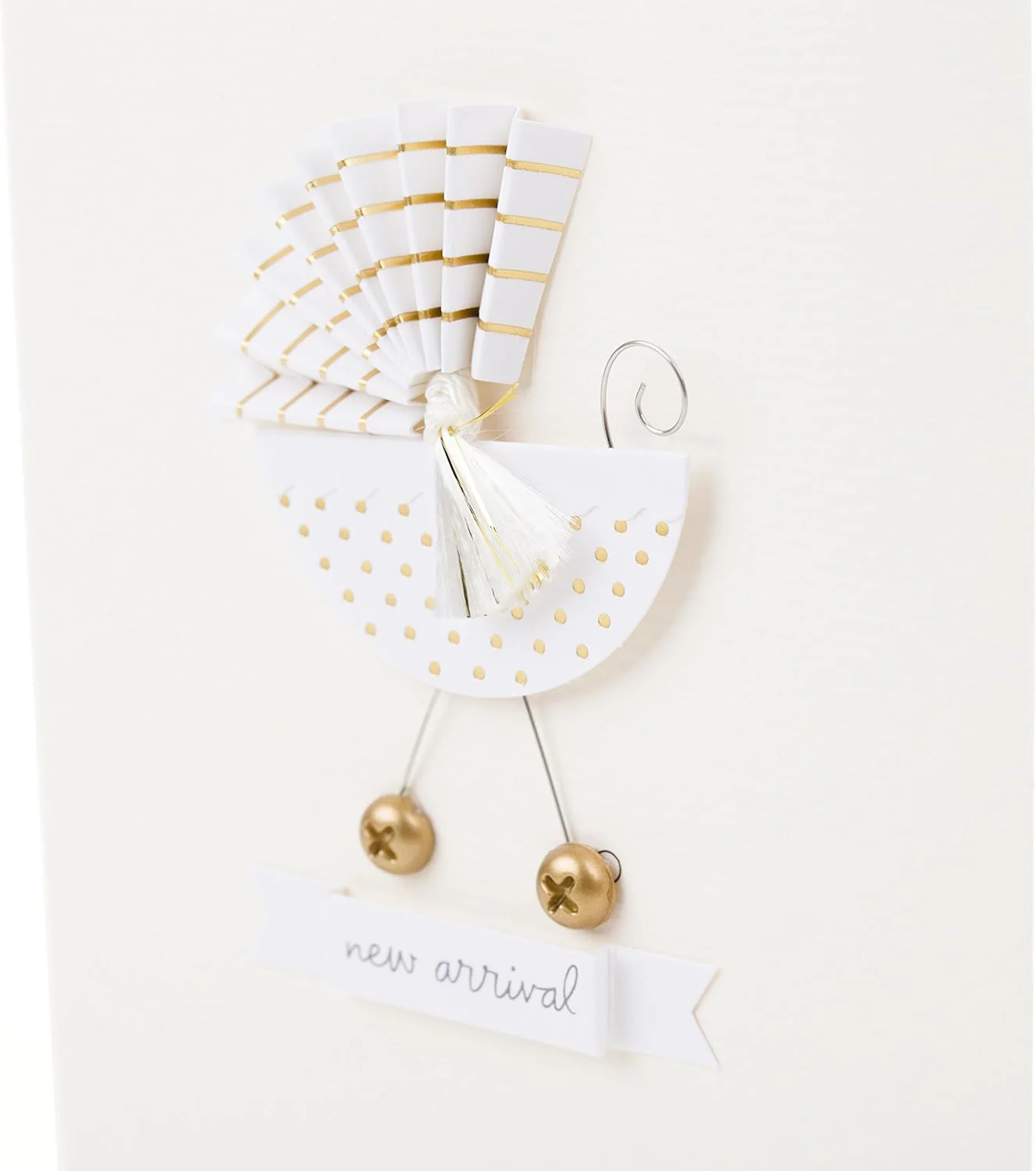 Hallmark Signature Congratulations Greeting Card for New Baby (Stroller) - Image 3