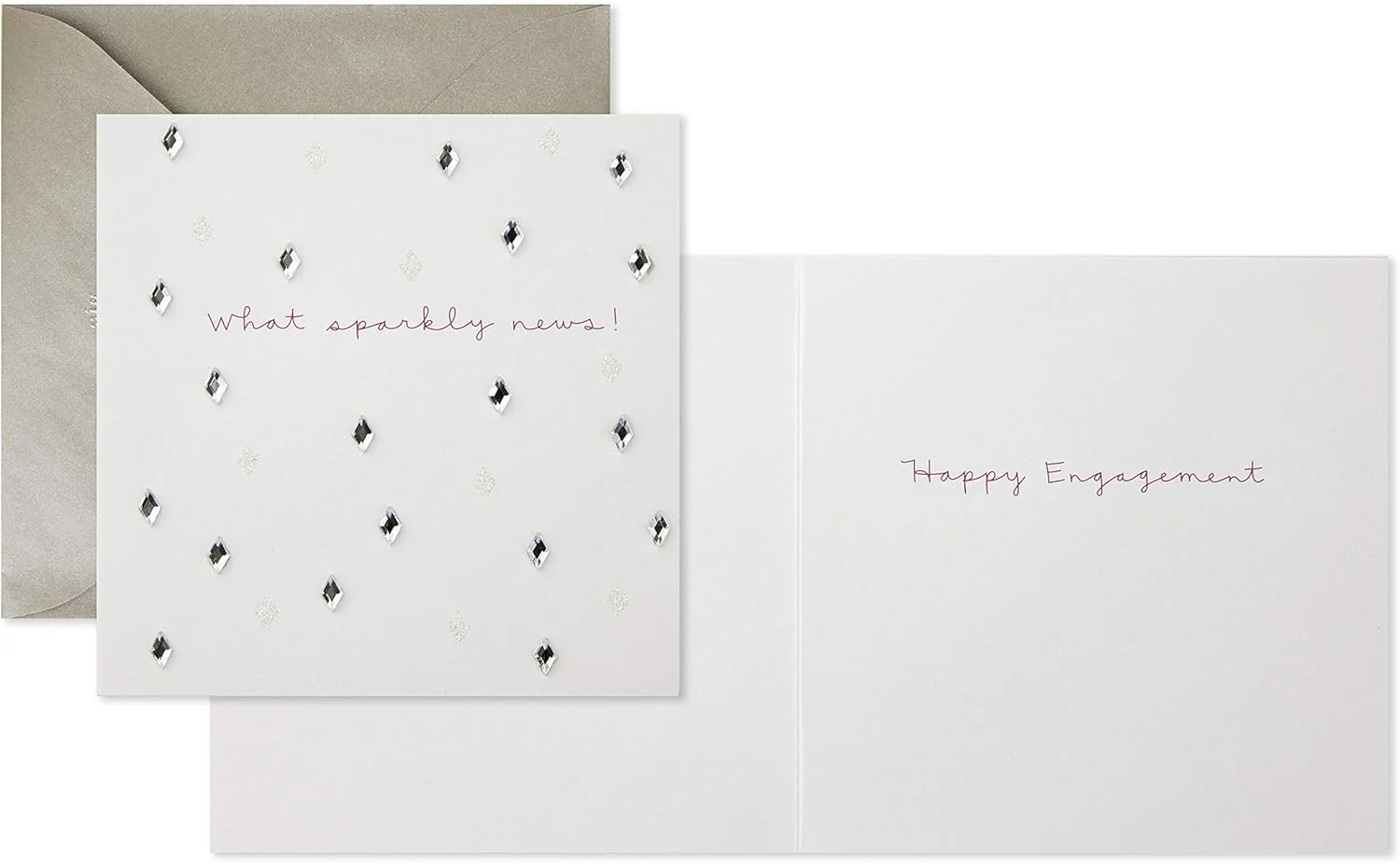 Hallmark Signature Engagement Card (Sparkly News) - Image 5