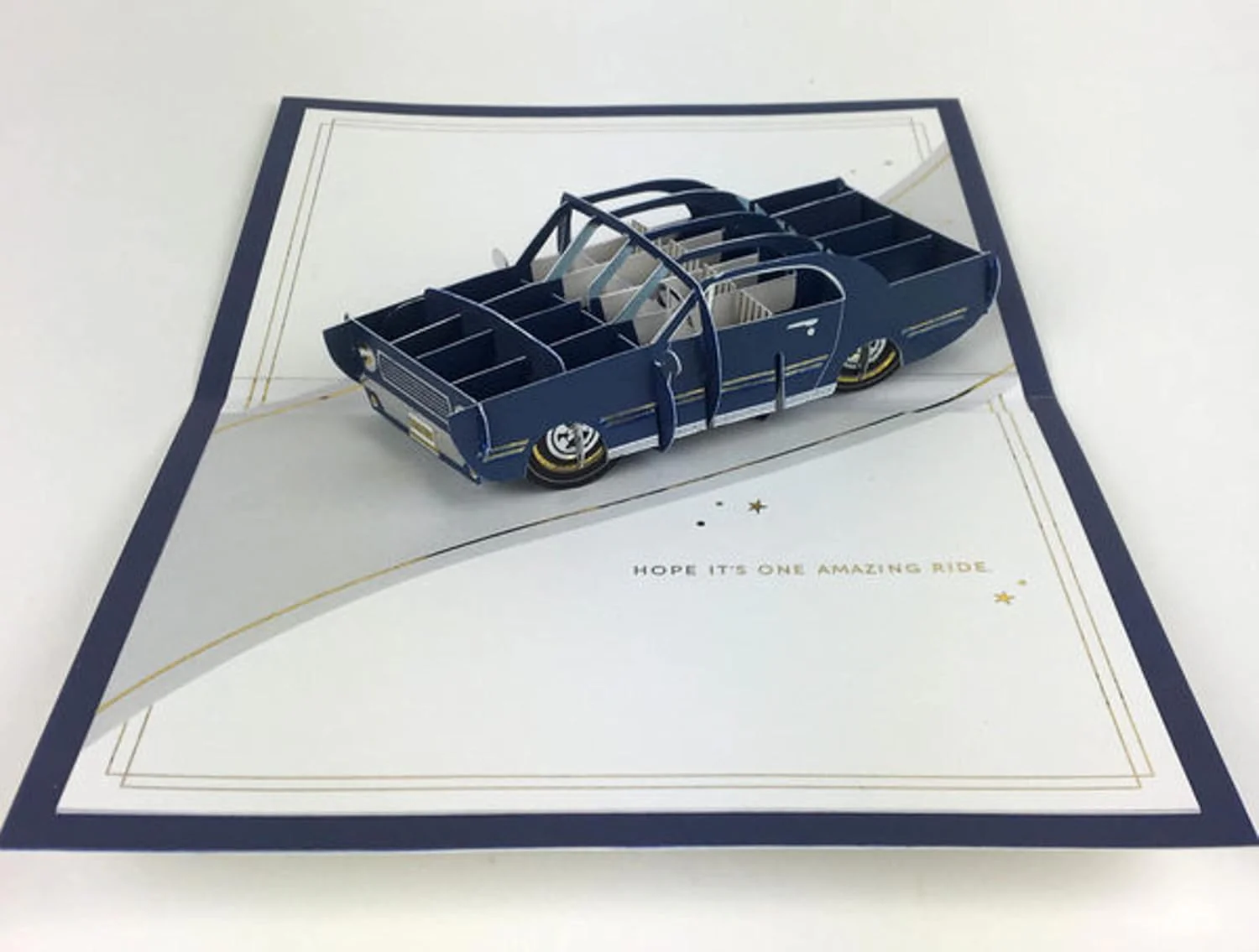 Hallmark Signature Paper Wonder Pop Up Birthday Card (Classic Car, Amazing Ride) - Image 2