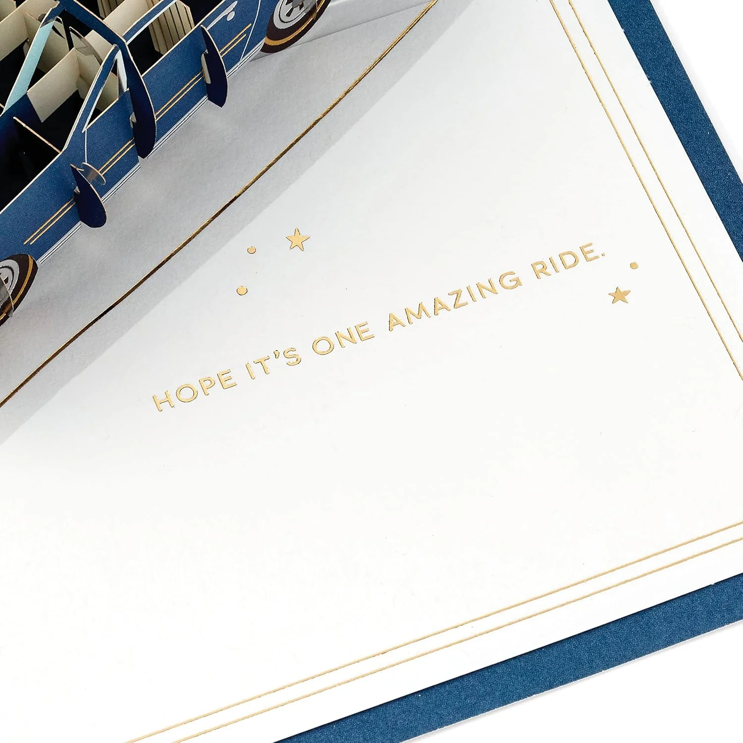 Hallmark Signature Paper Wonder Pop Up Birthday Card (Classic Car, Amazing Ride) - Image 3