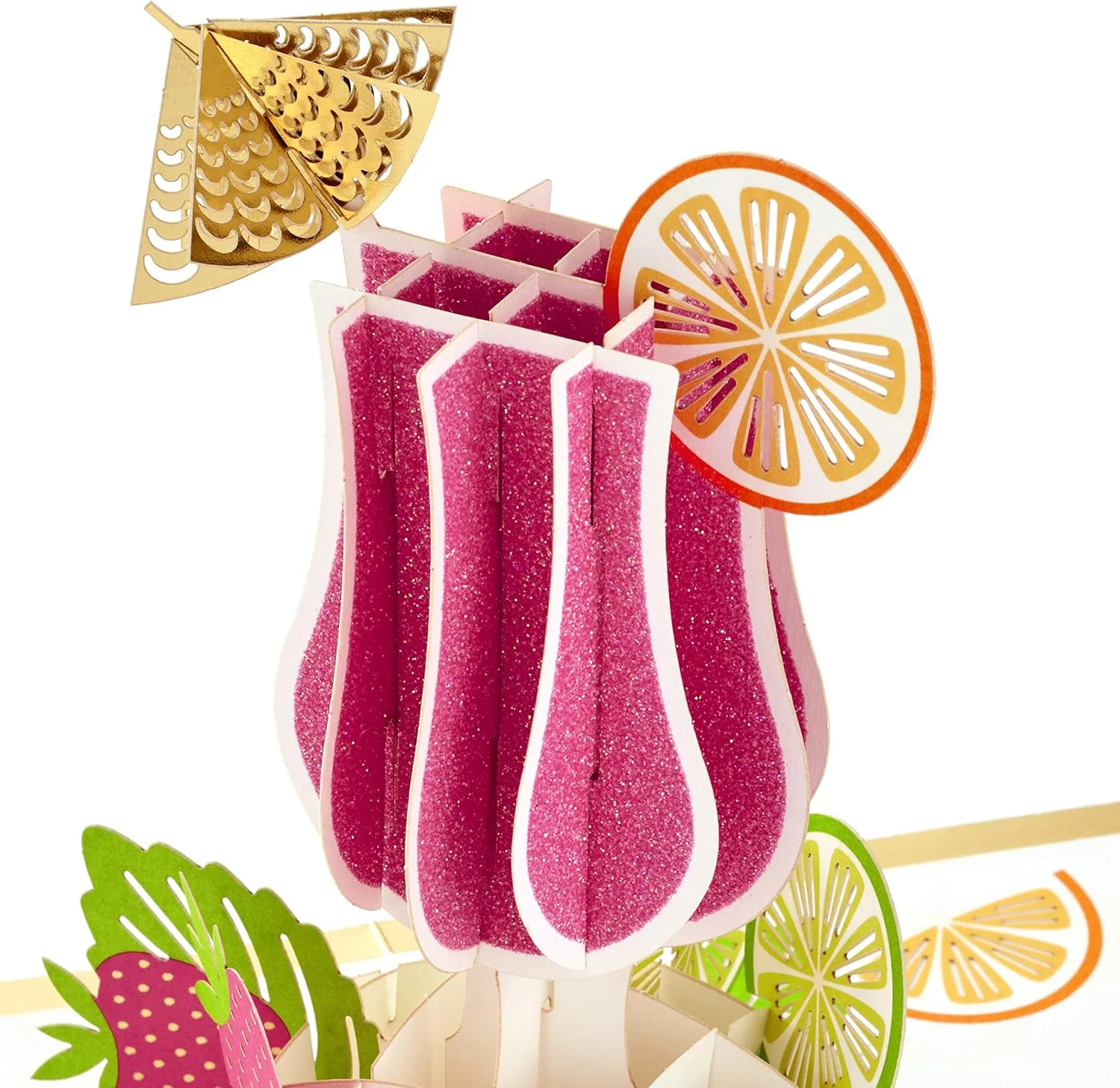 Hallmark Signature Paper Wonder Pop Up Congratulations Card, Birthday Card, College Graduation Card (Cheers, Tropical Drink) - Image 6