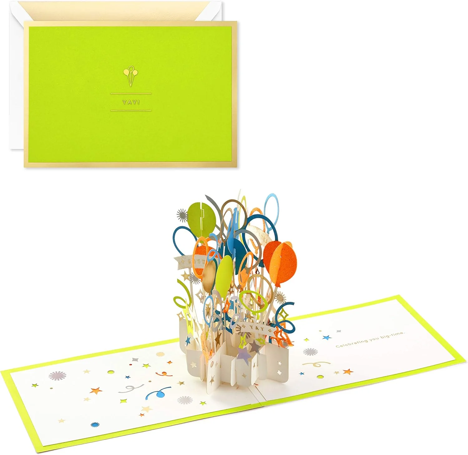 Hallmark Signature Paper Wonder Pop Up Congratulations or Birthday Card (Celebrate) - Image 6