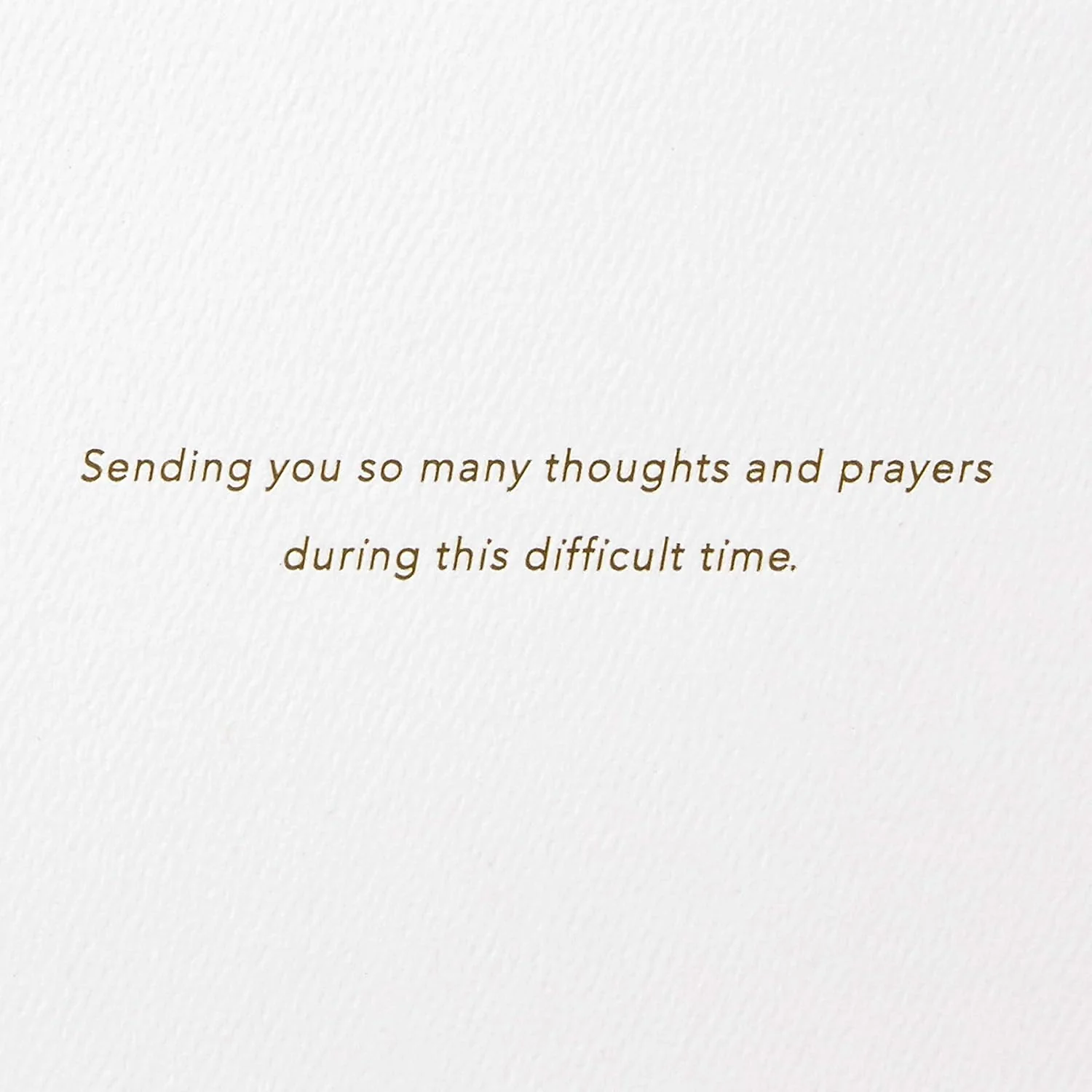 Hallmark Signature Sympathy Card (Many Thoughts and Prayers) - Image 4