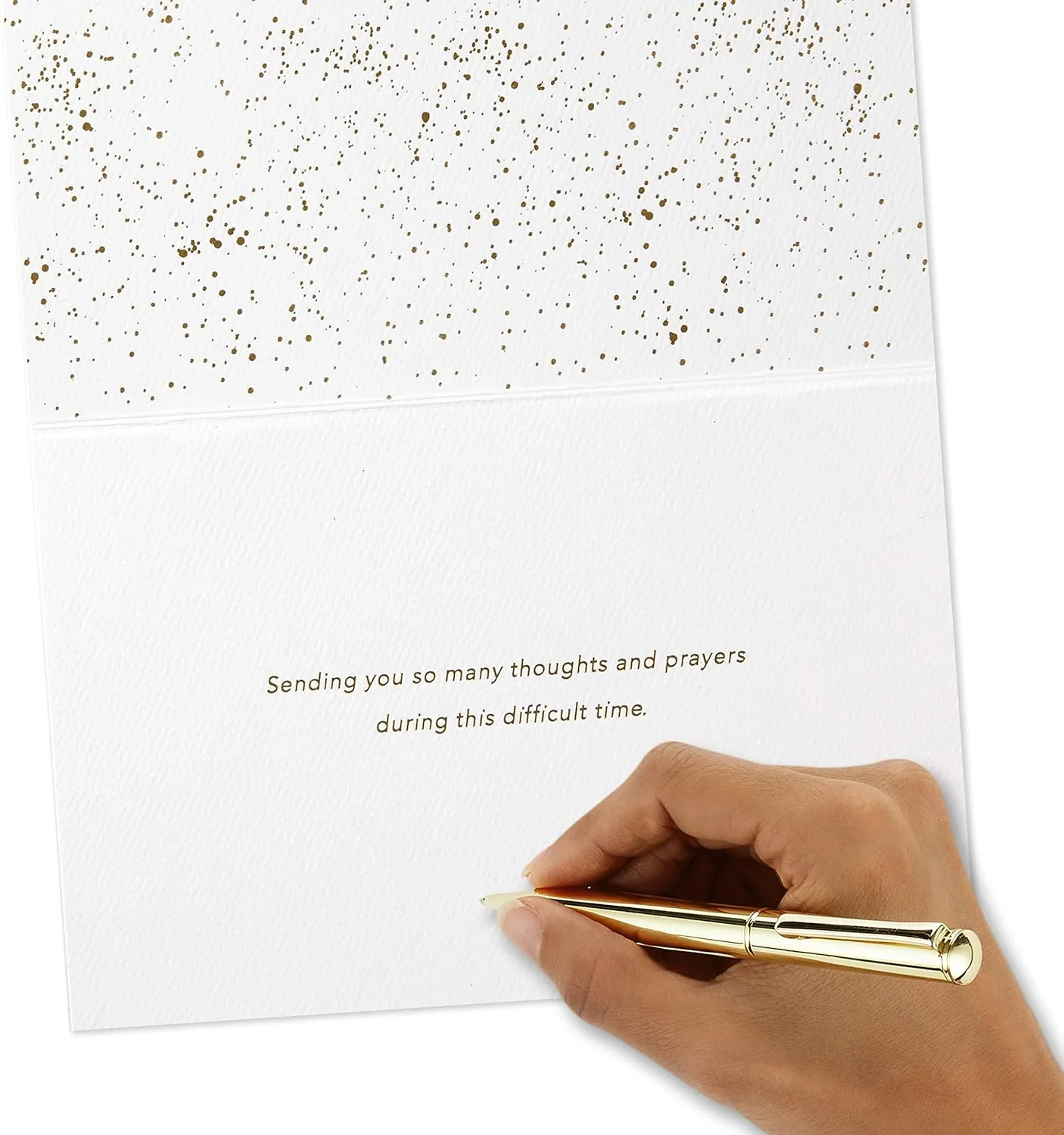 Hallmark Signature Sympathy Card (Many Thoughts and Prayers) - Image 6