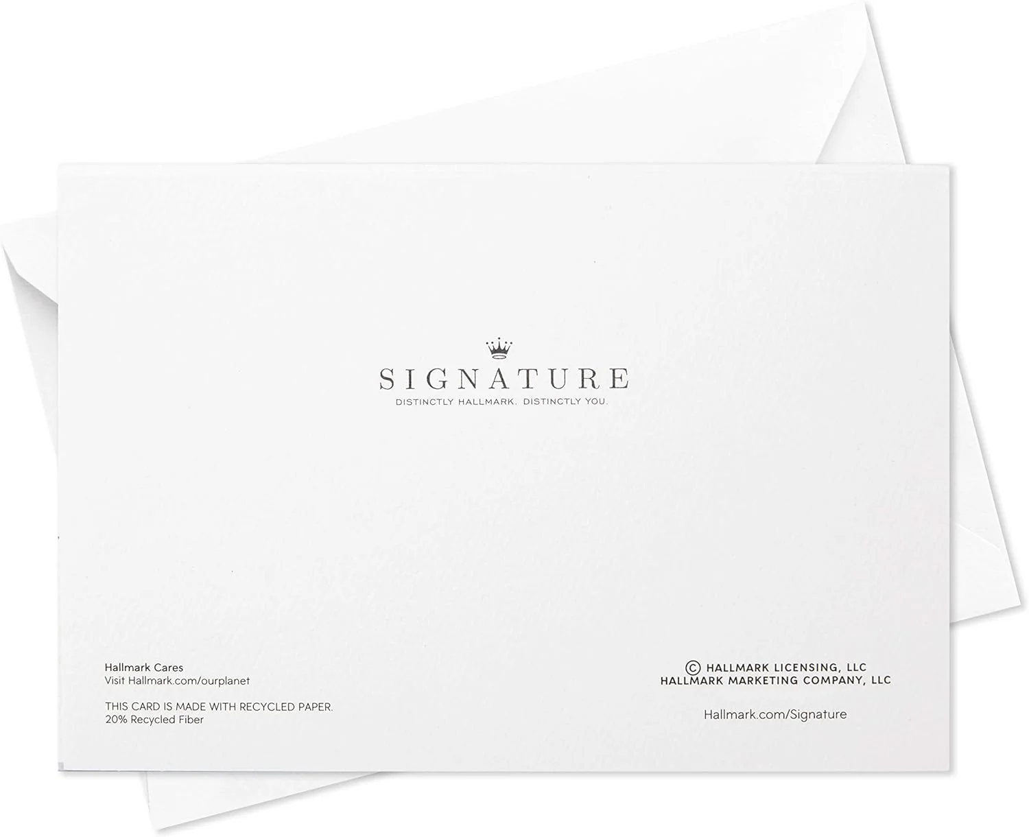 Hallmark Signature Sympathy Card (Many Thoughts and Prayers) - Image 7
