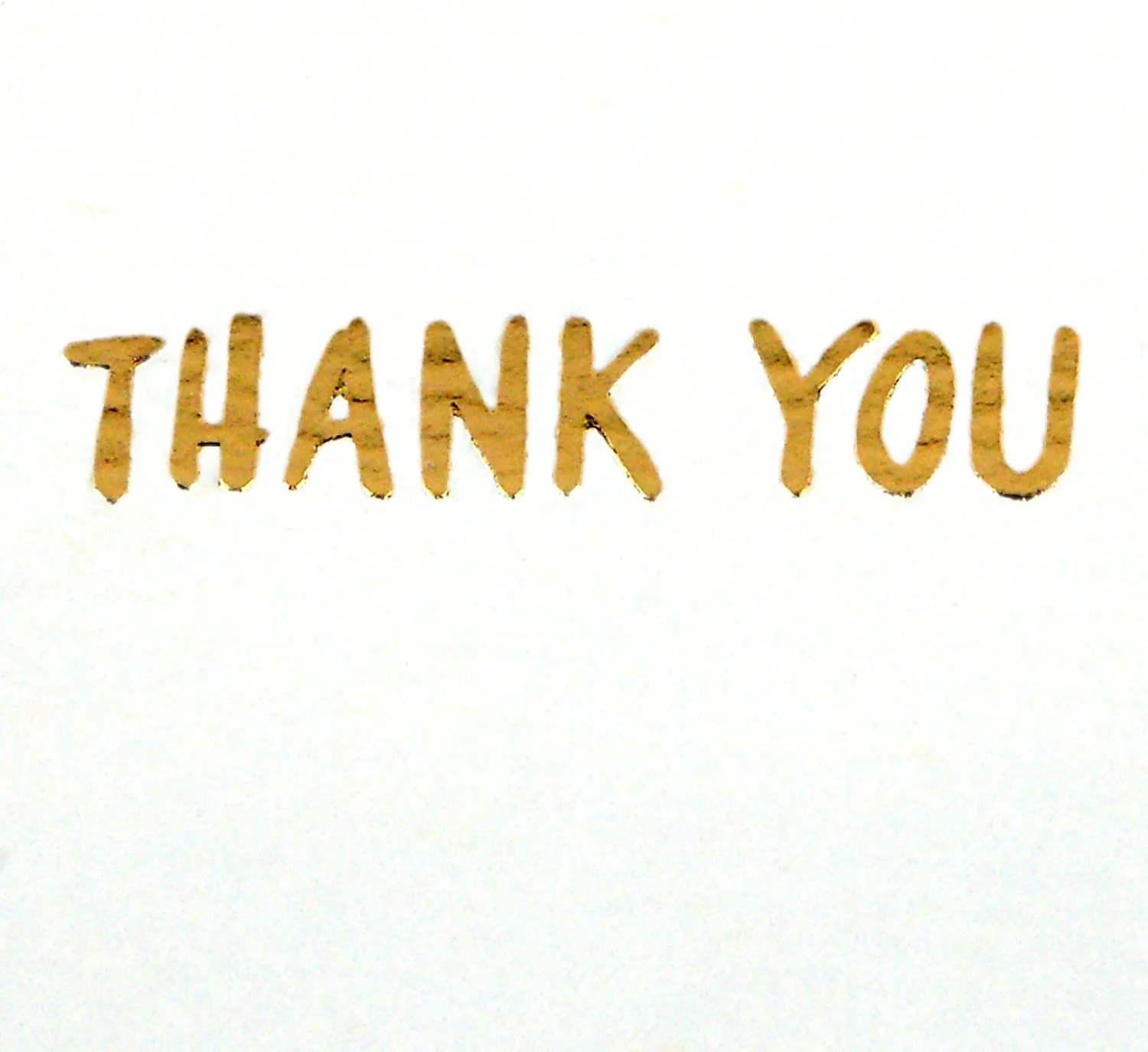 Hallmark Signature Thank You Greeting Card (Heart of Gold Floral Wreath) - Image 4