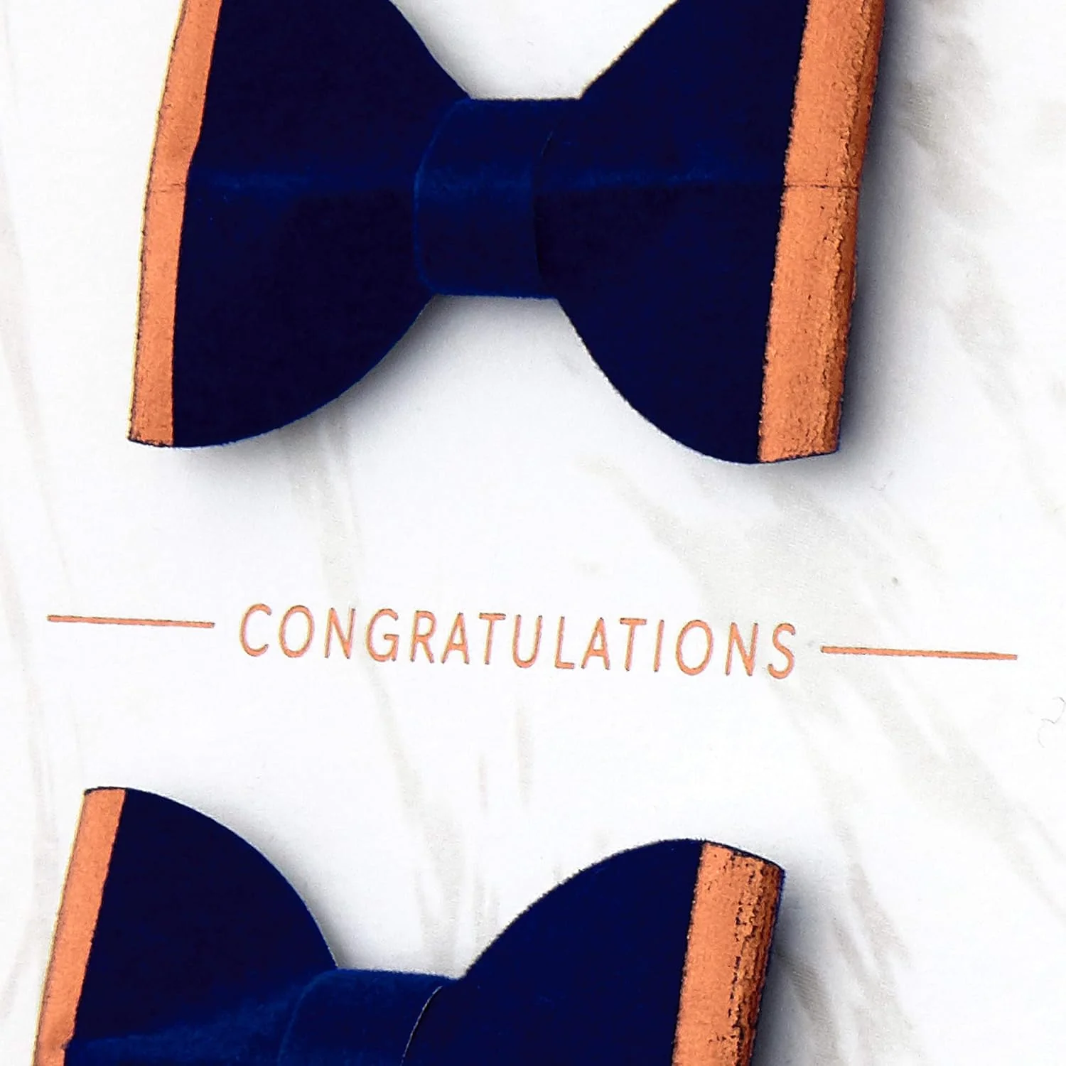 Hallmark Signature Wedding Card for Gay Couple (Bow Ties) - Image 3