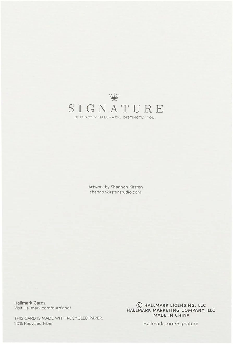 Hallmark Signature Wedding Card (Happily Ever After) - Image 6